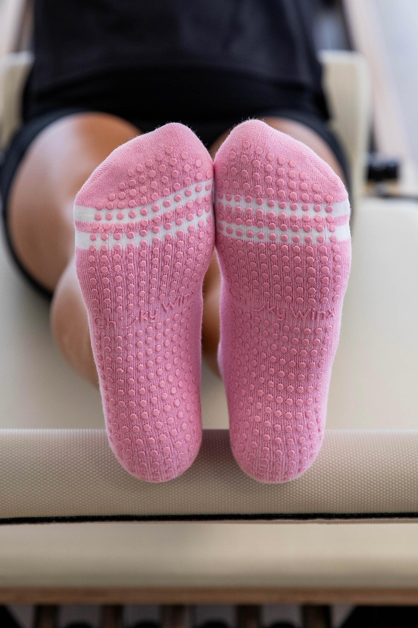 Ankle Pink Grip Socks-Cheeky Winx