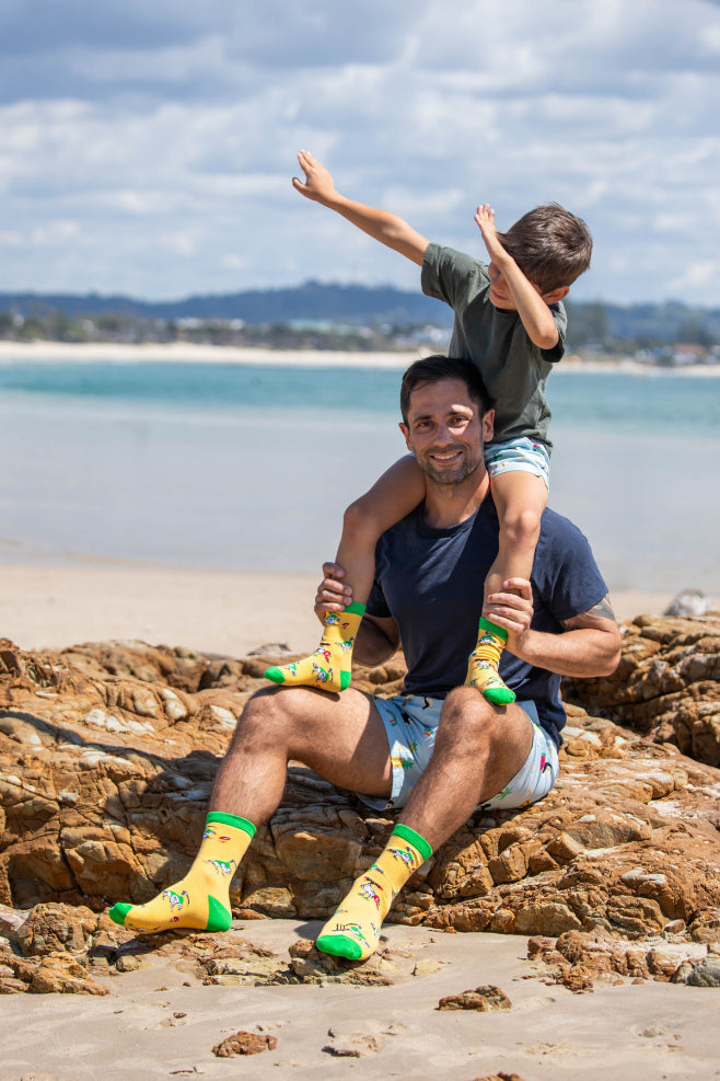 Bin Chicken Crew Socks-Cheeky Winx