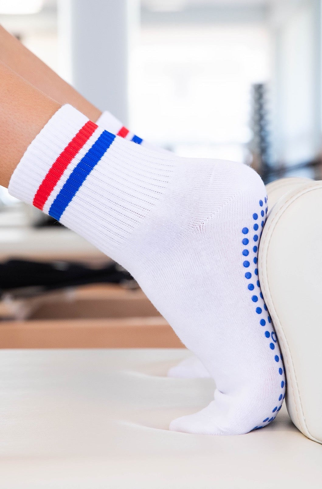 Blue Grip Socks  Non-Slip Grip For Yoga & Pilates - Cheeky Winx