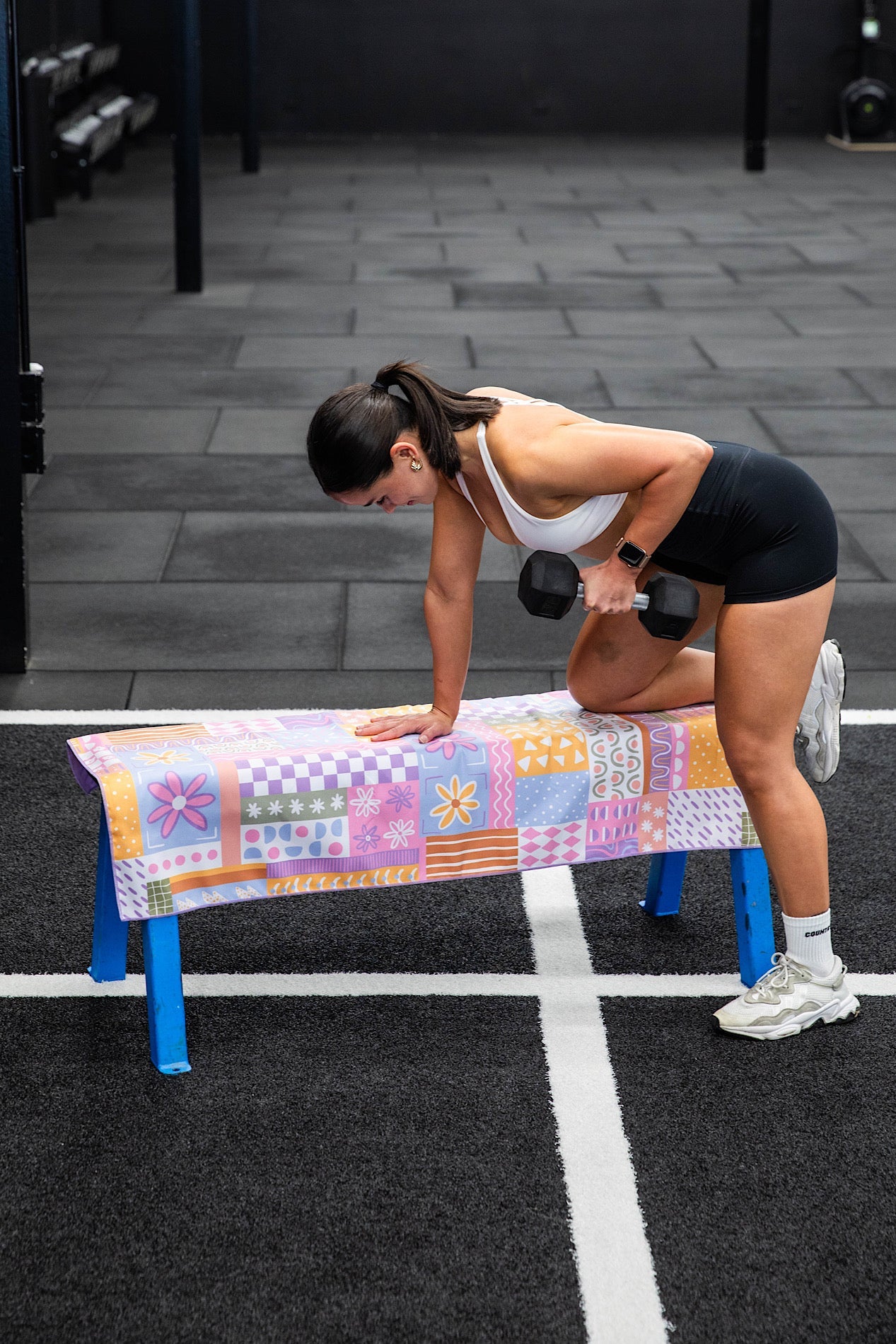 Patchwork Gym Towel-Cheeky Winx