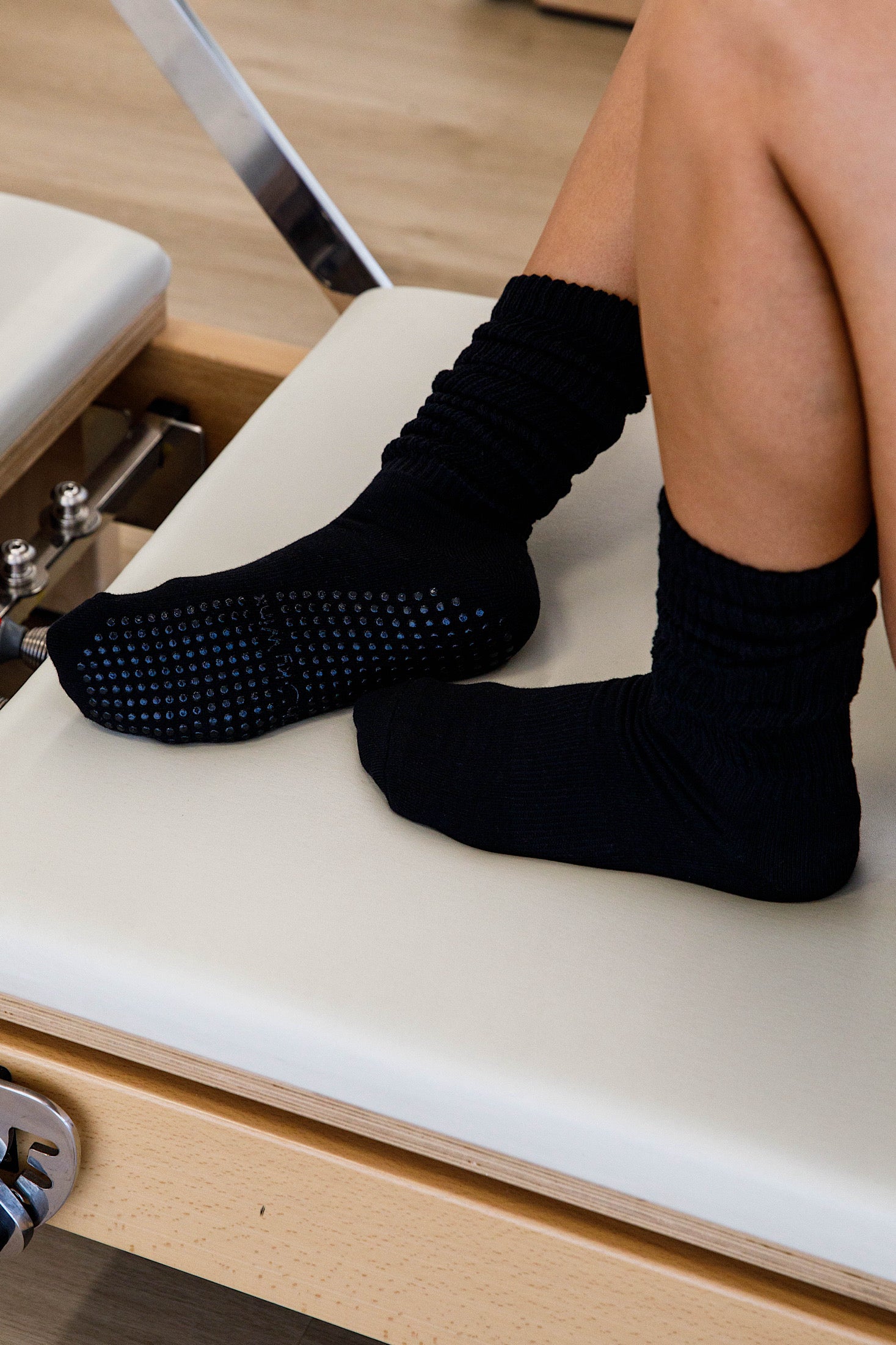 Scrunch Black Grip Socks-Cheeky Winx