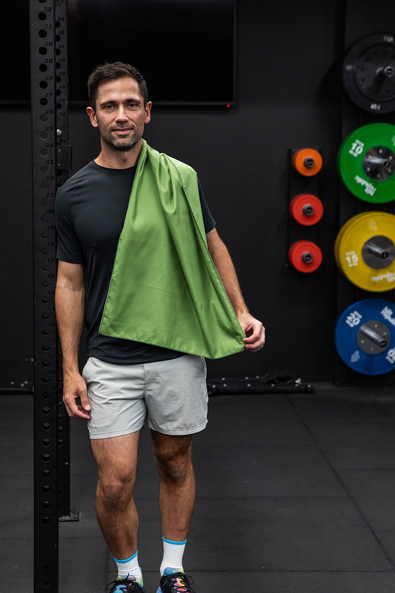 Basic Khaki Green Gym Towel - Cheeky Winx