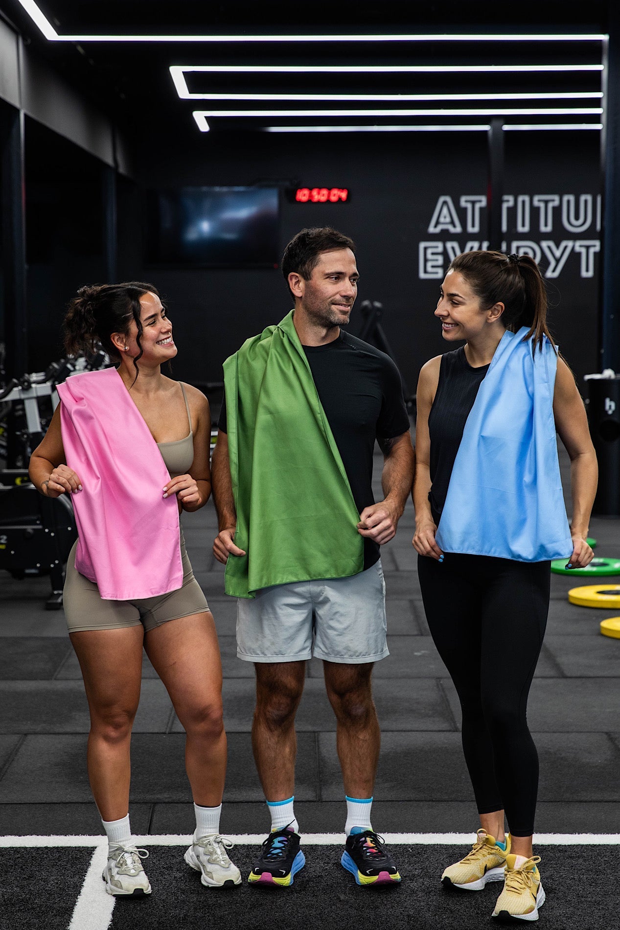 Basic Khaki Green Gym Towel - Cheeky Winx