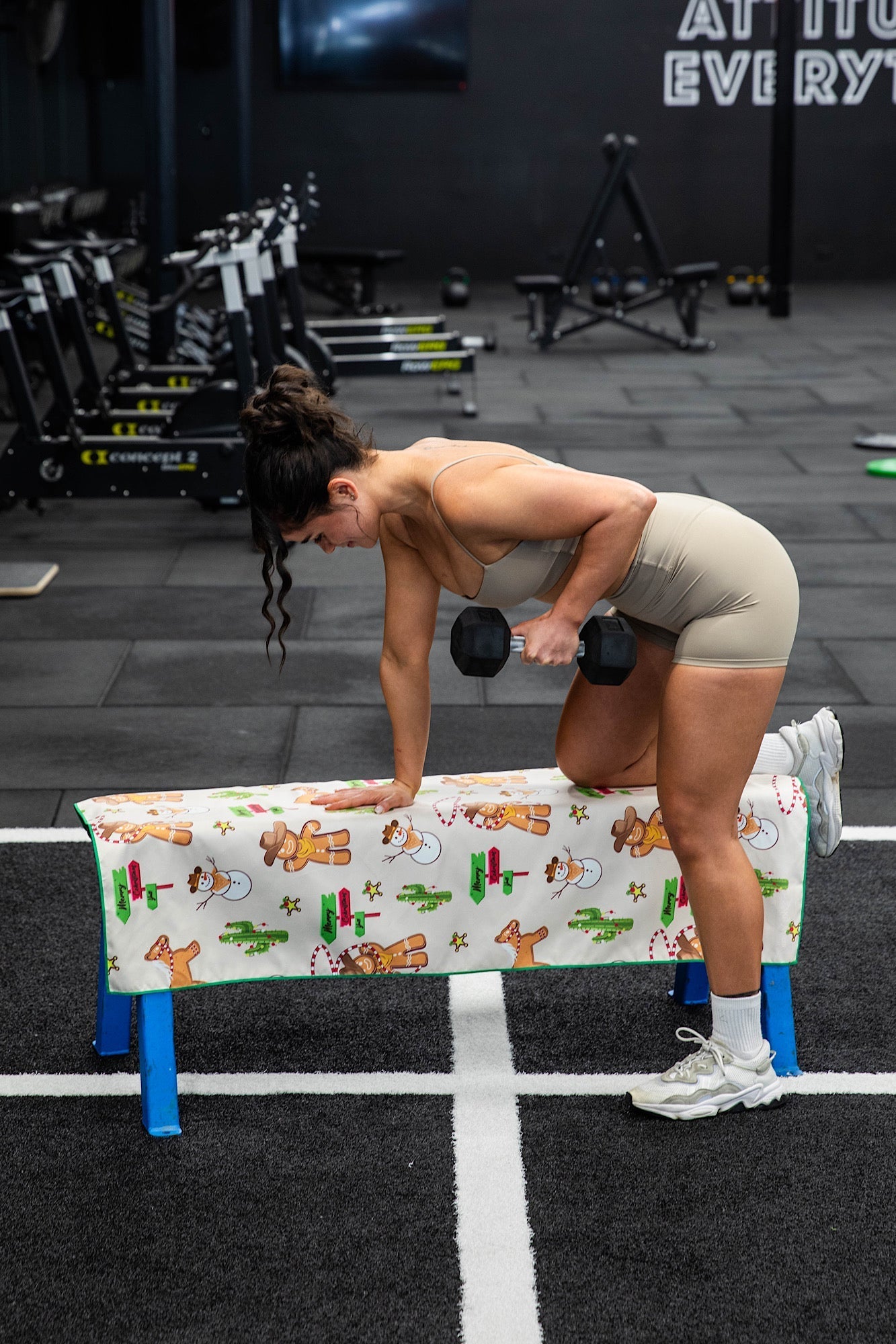 Cowboy Christmas Gym Towel - Cheeky Winx