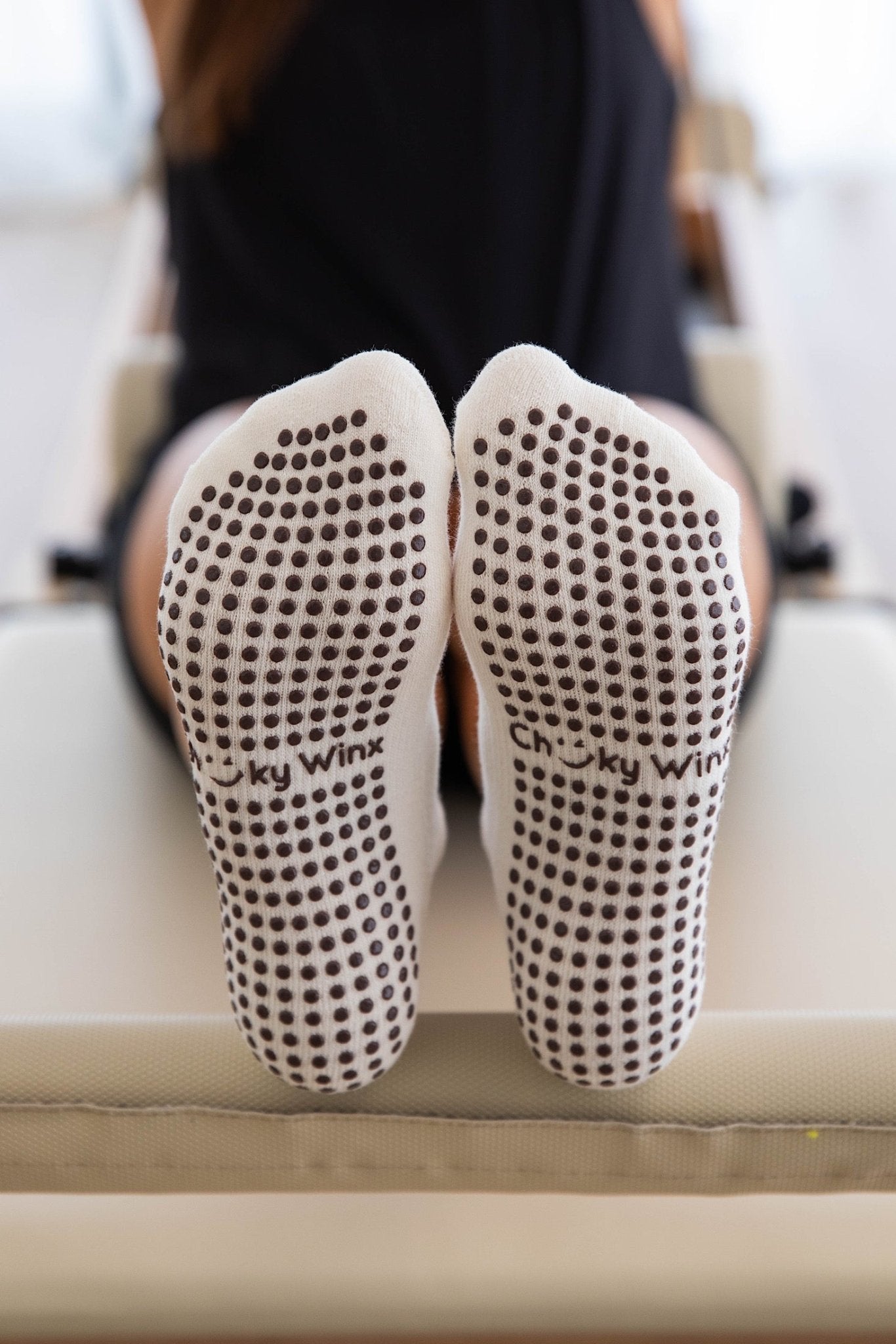Espresso Grip Socks - Cheeky Winx