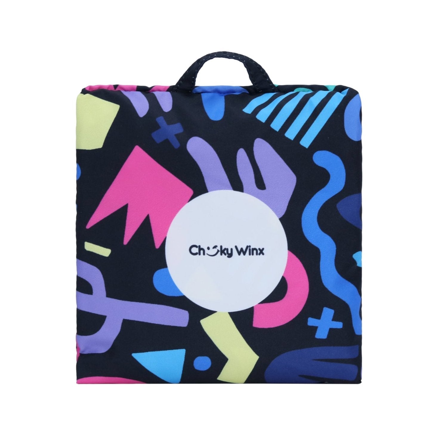 Foldable Black Fiesta x Deb McNaughton Bag - Cheeky Winx