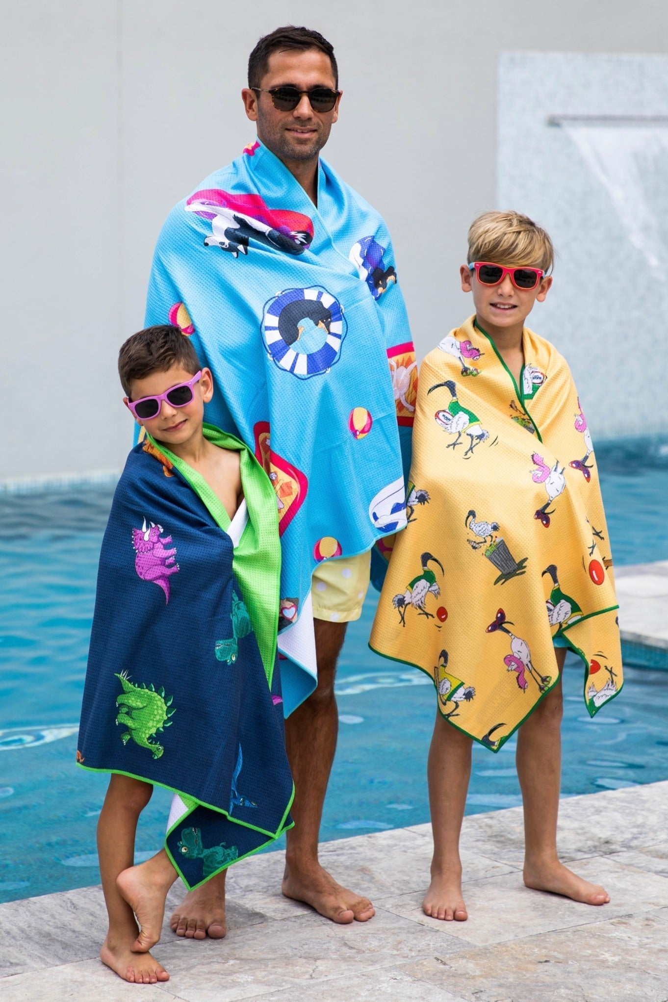 Kids Bin Chickens Beach Towel - Cheeky Winx