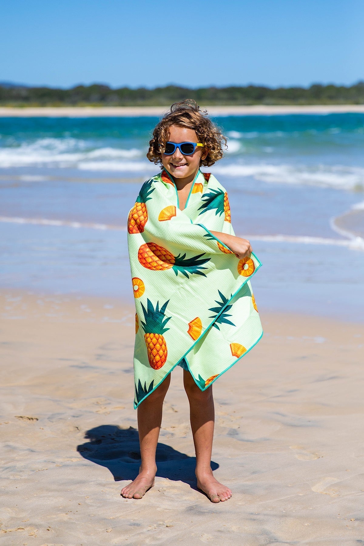 Kids Pineapples Beach Towel - Cheeky Winx