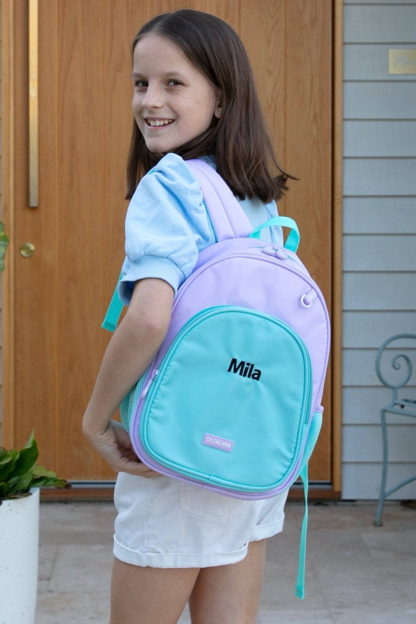 Kids Teal and Purple Backpack - Cheeky Winx