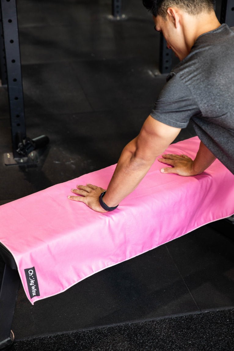 Pink Checkers Gym Towel - Cheeky Winx