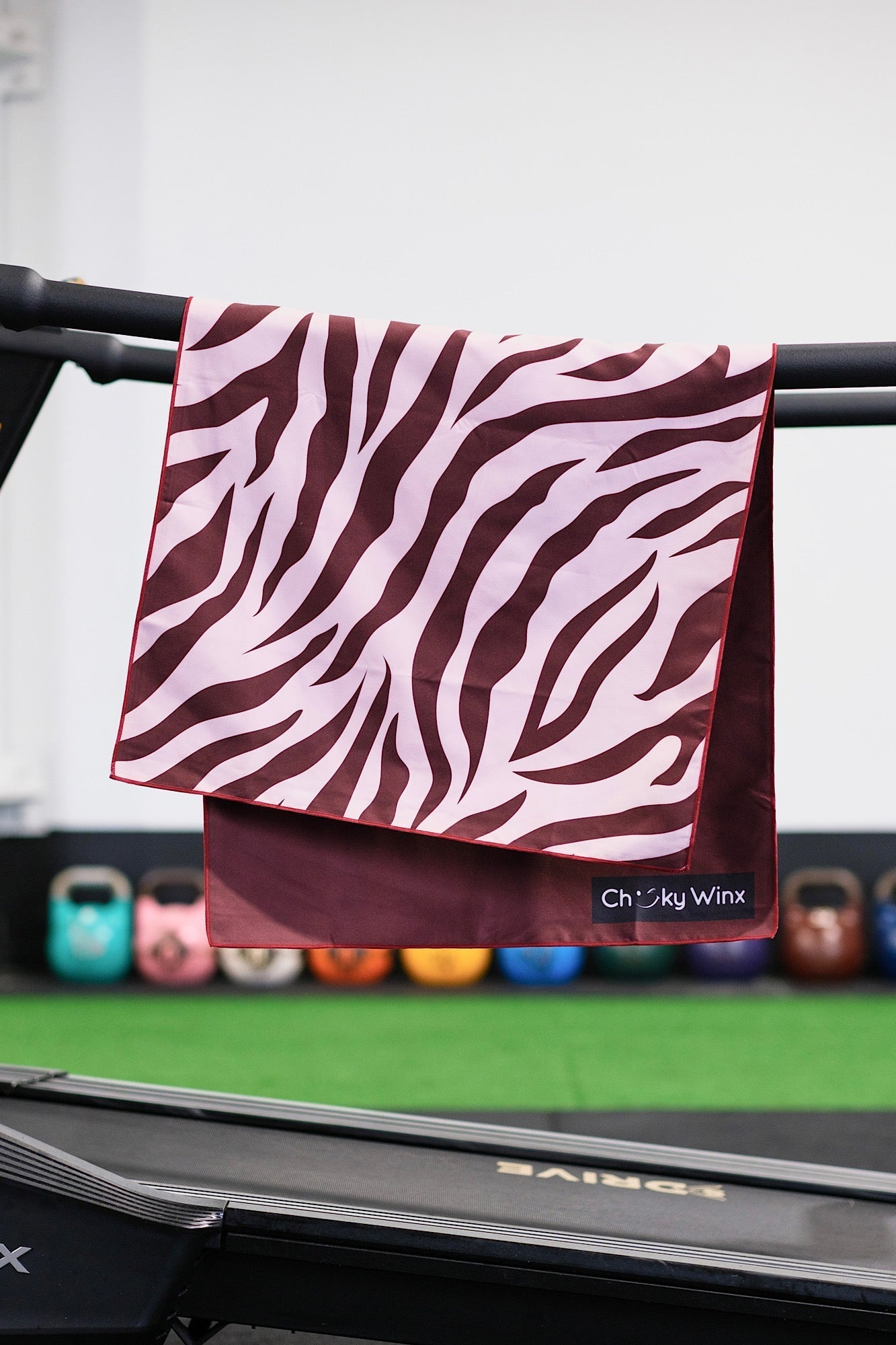 Zebra Stripes Gym Towel - Cheeky Winx