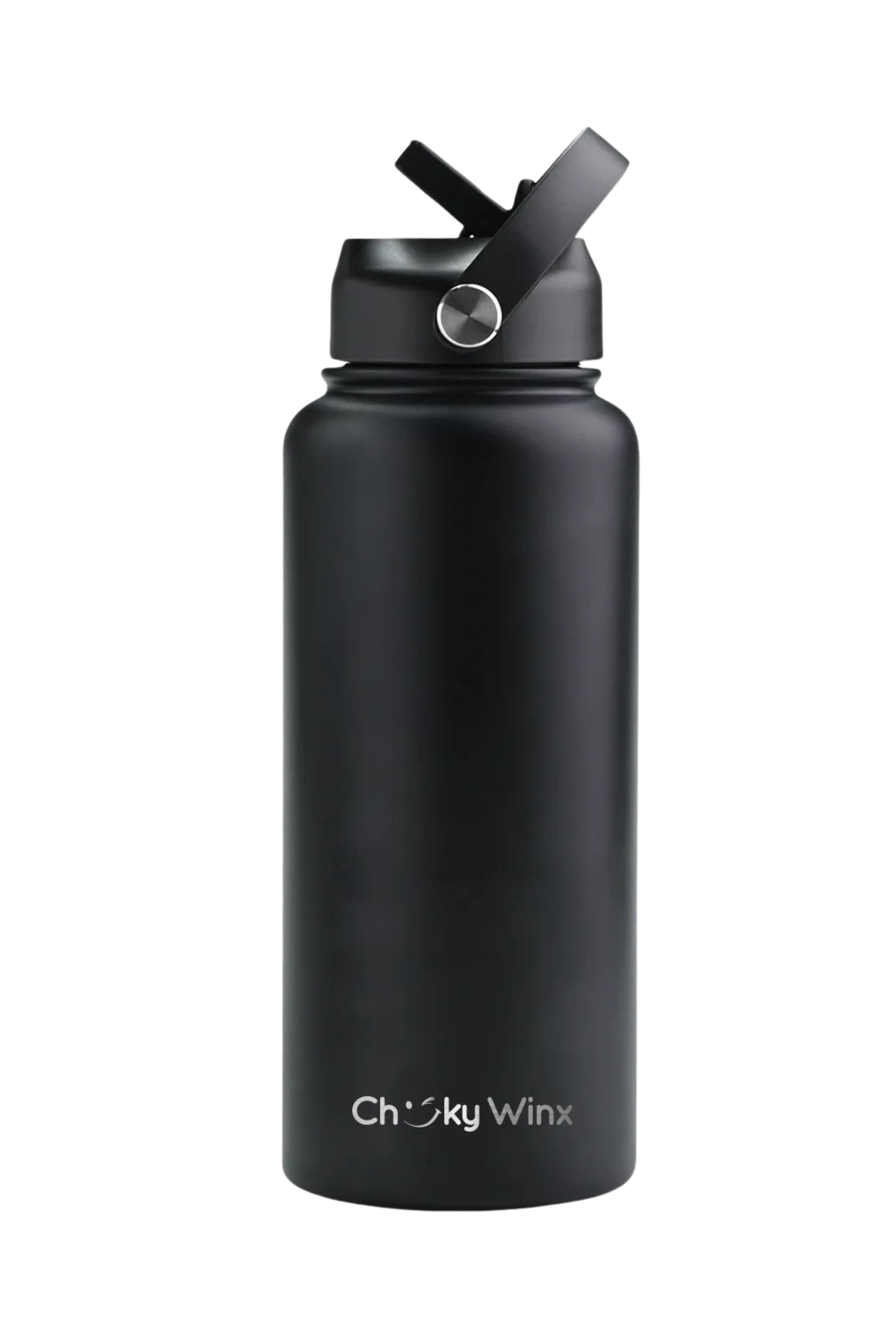 Black Thermal Water Bottle 950ml + FREE silicone bumper