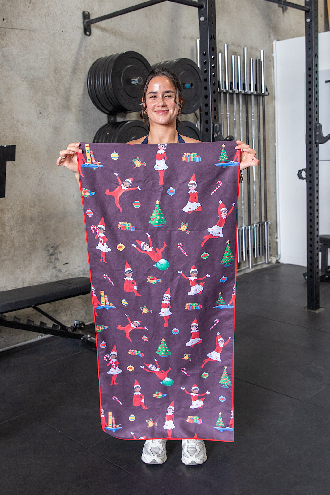 Hooded The Elf On The Shelf® Gym Towel