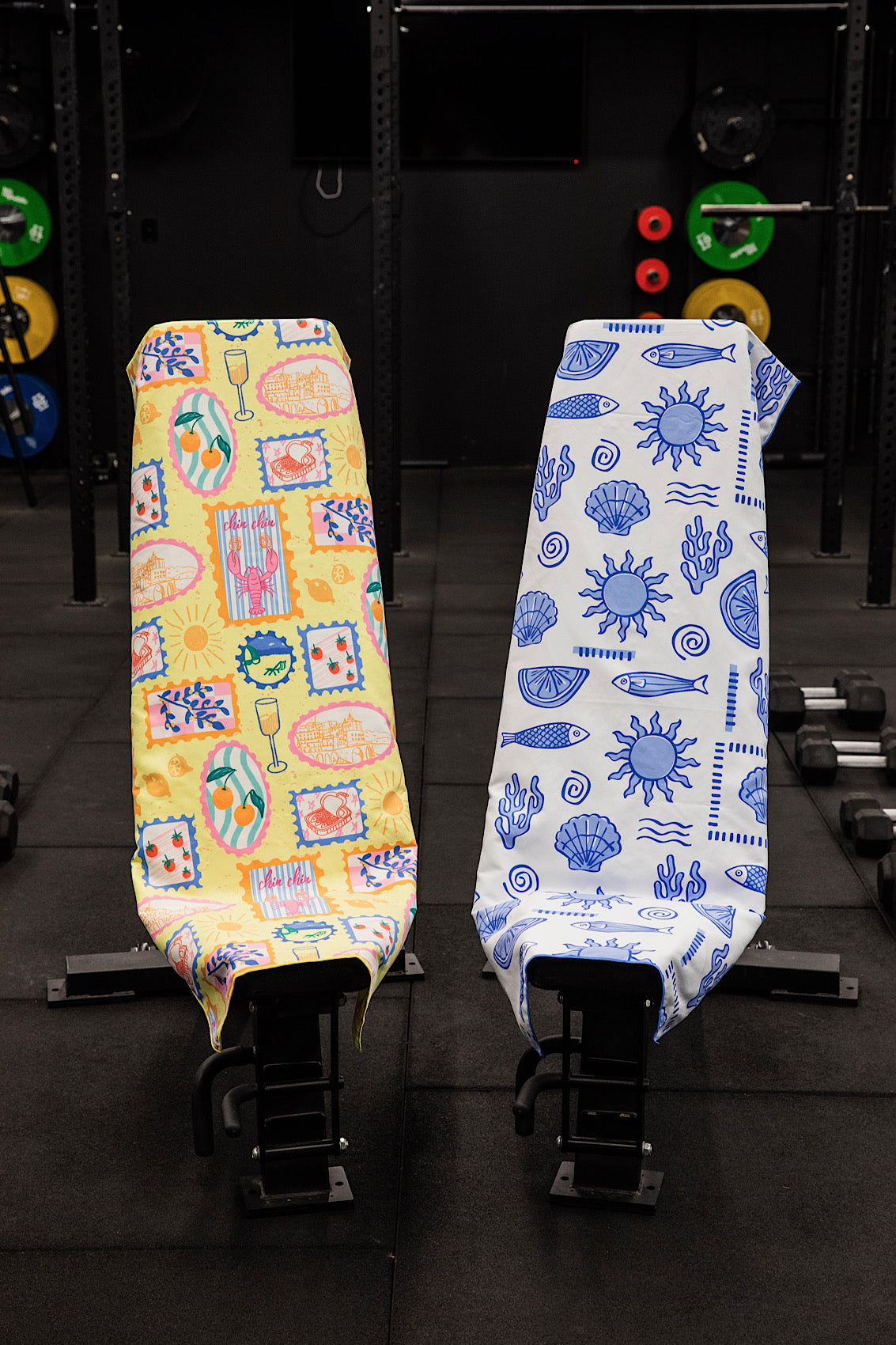 Hooded Mediterranean Sea Gym Towel