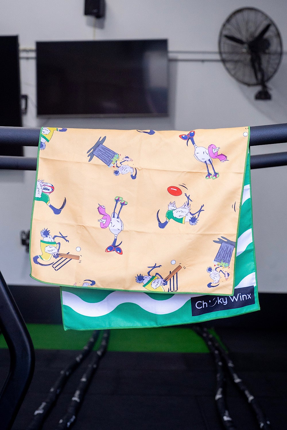 Stand Out with Our Funky Bin Chicken Gym Towel
