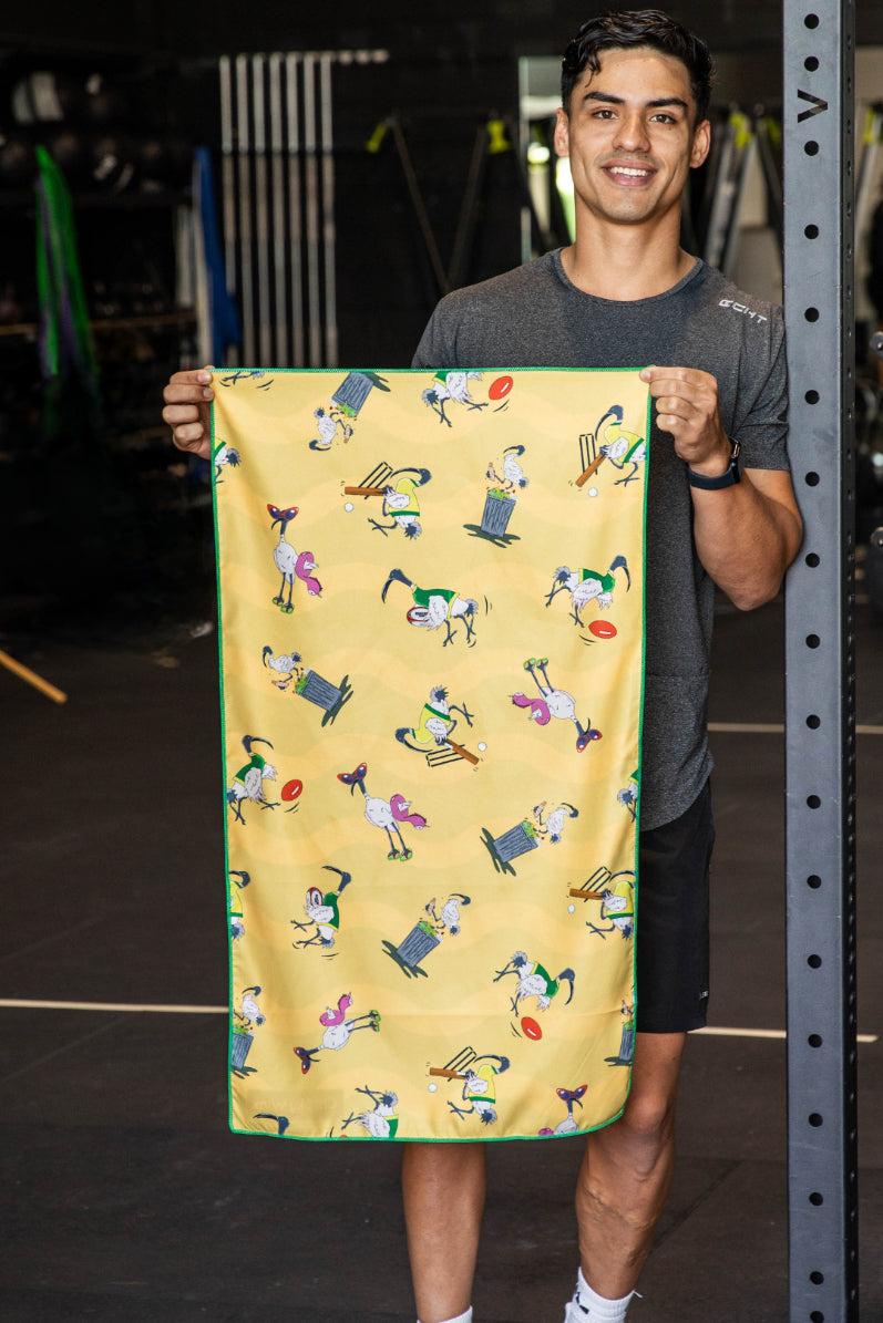 Athletic Bin Chickens Gym Towel-Cheeky Winx