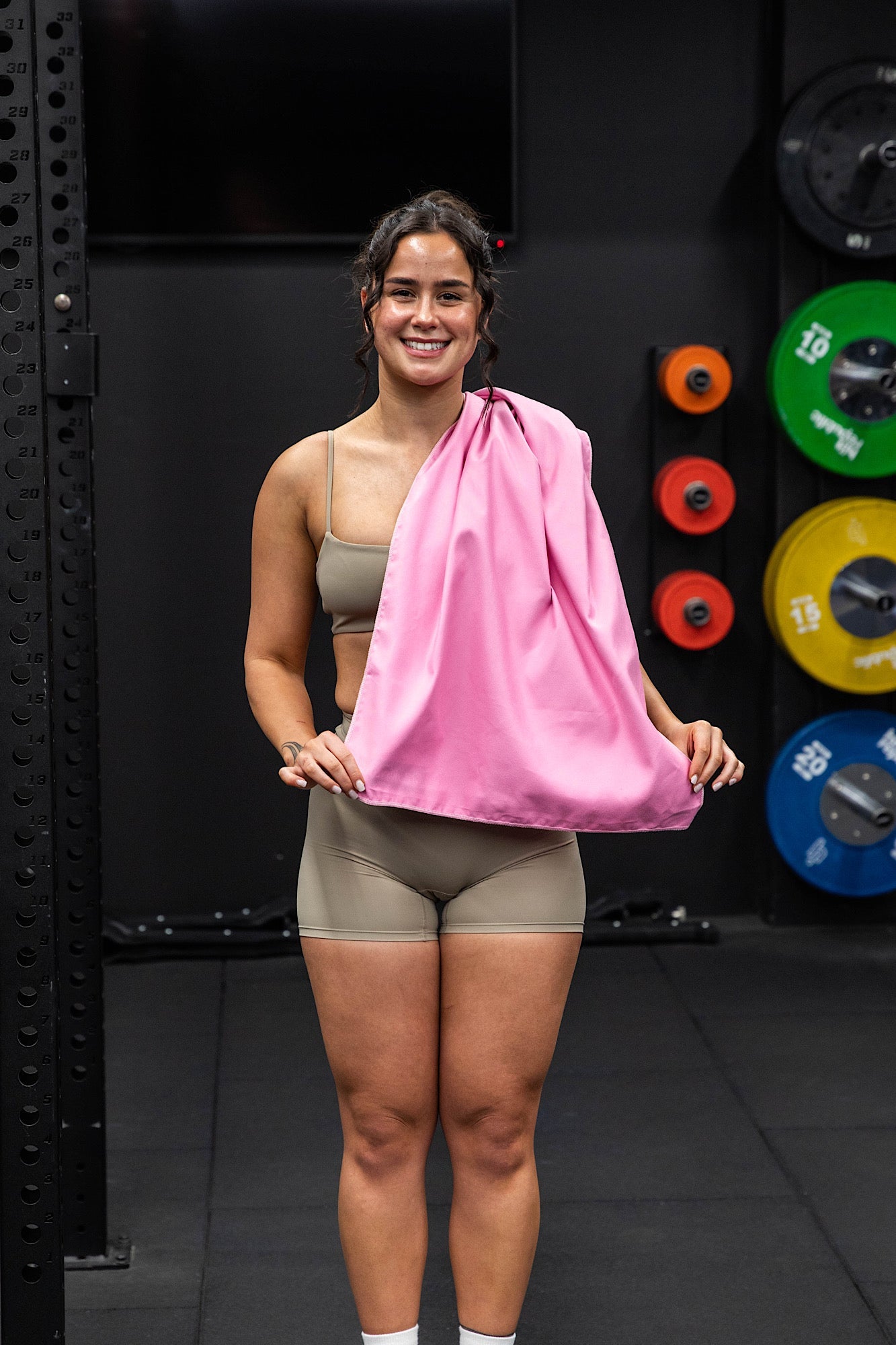 Basic Baby Pink Gym Towel-Cheeky Winx
