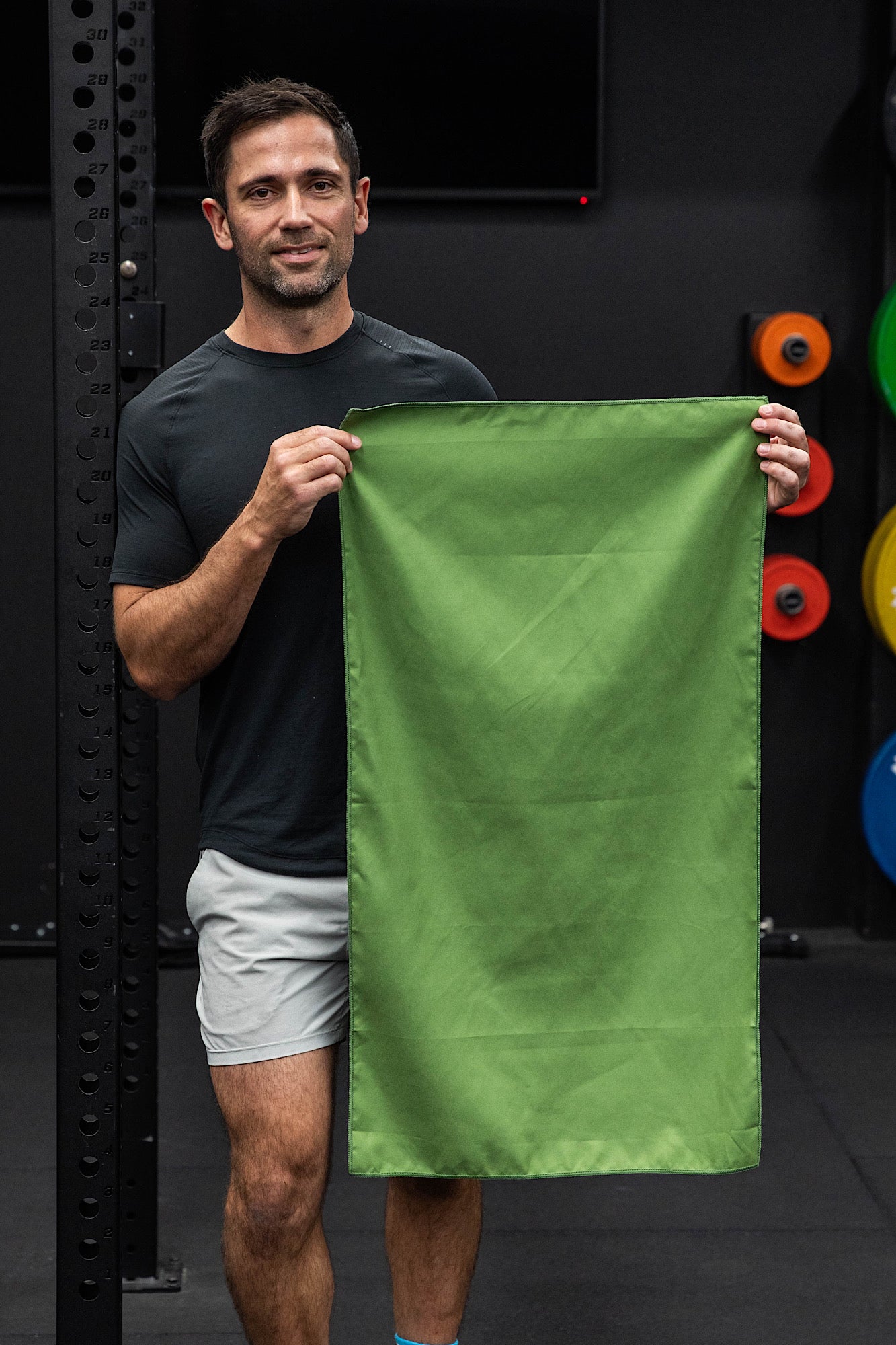 Basic Khaki Green Gym Towel-Cheeky Winx