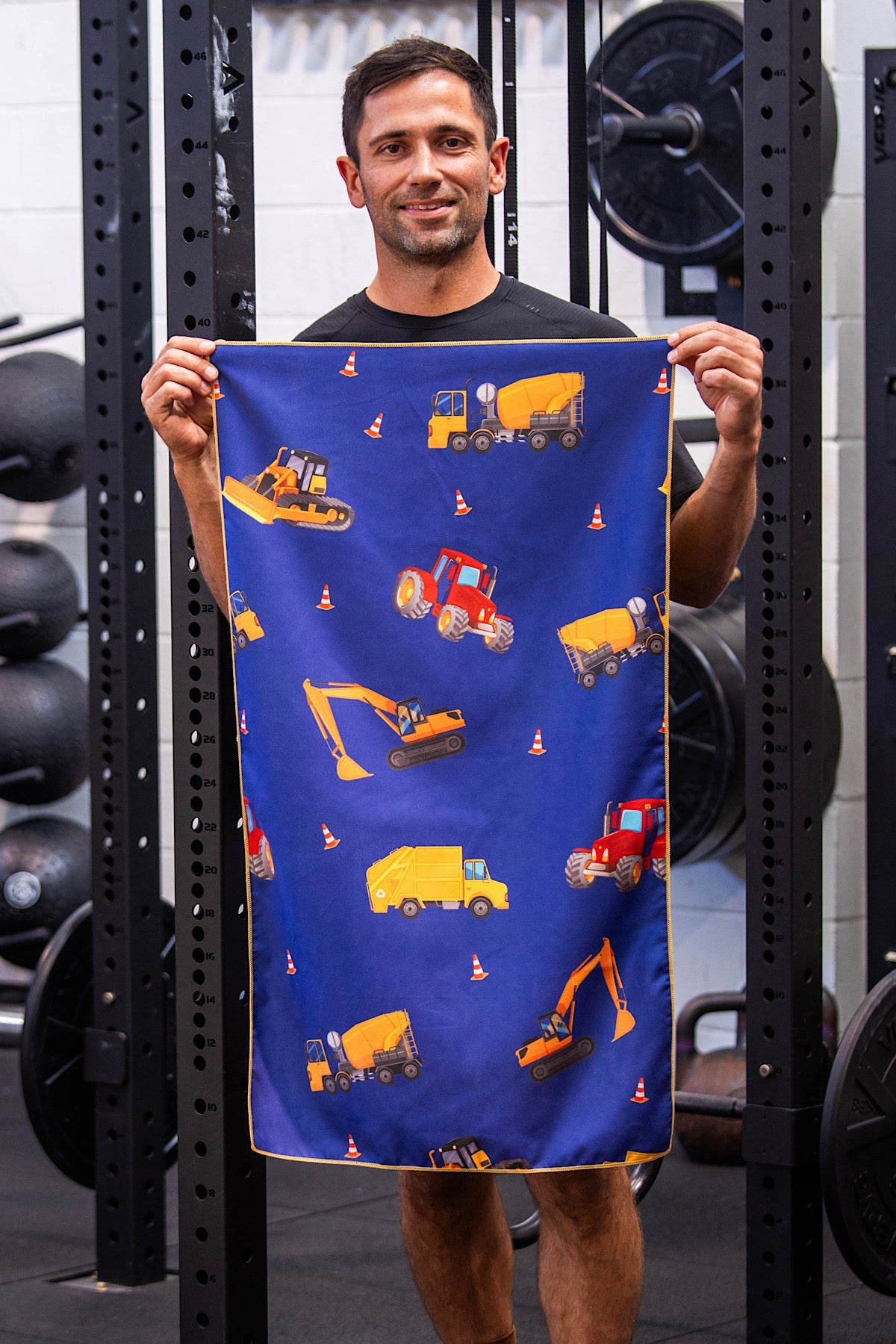 Construction Trucks Gym Towel-Cheeky Winx