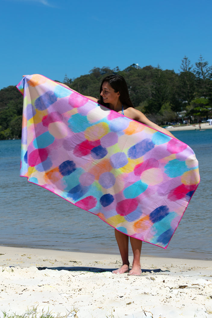 Cotton Candy Beach Towel-Cheeky Winx