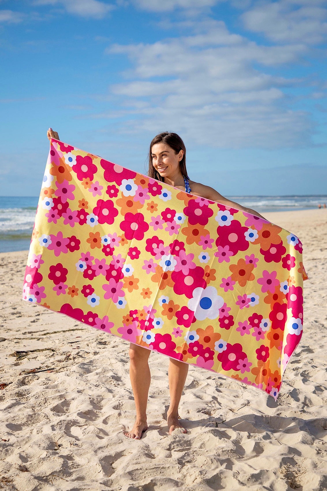 Daisy Fields Beach Towel-Cheeky Winx