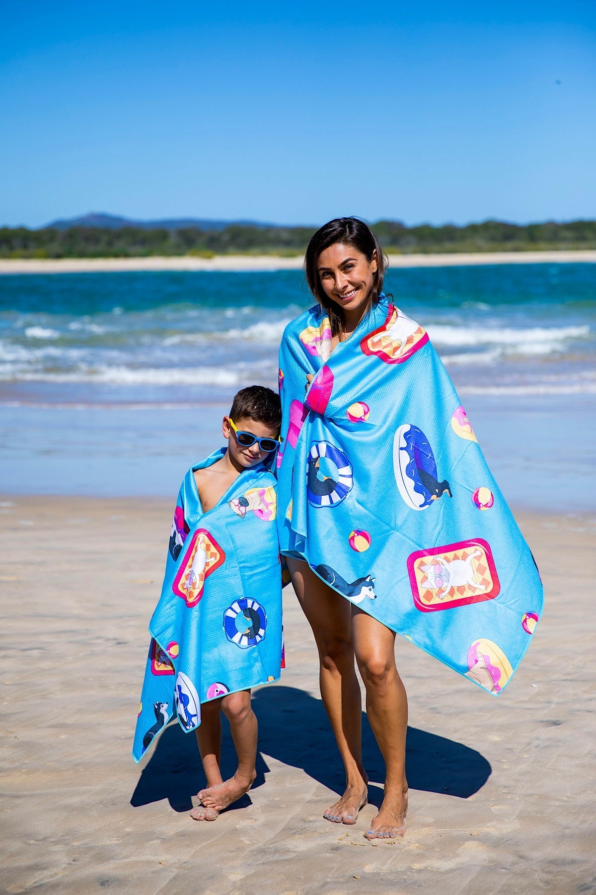 Dogs Beach Towel-Cheeky Winx