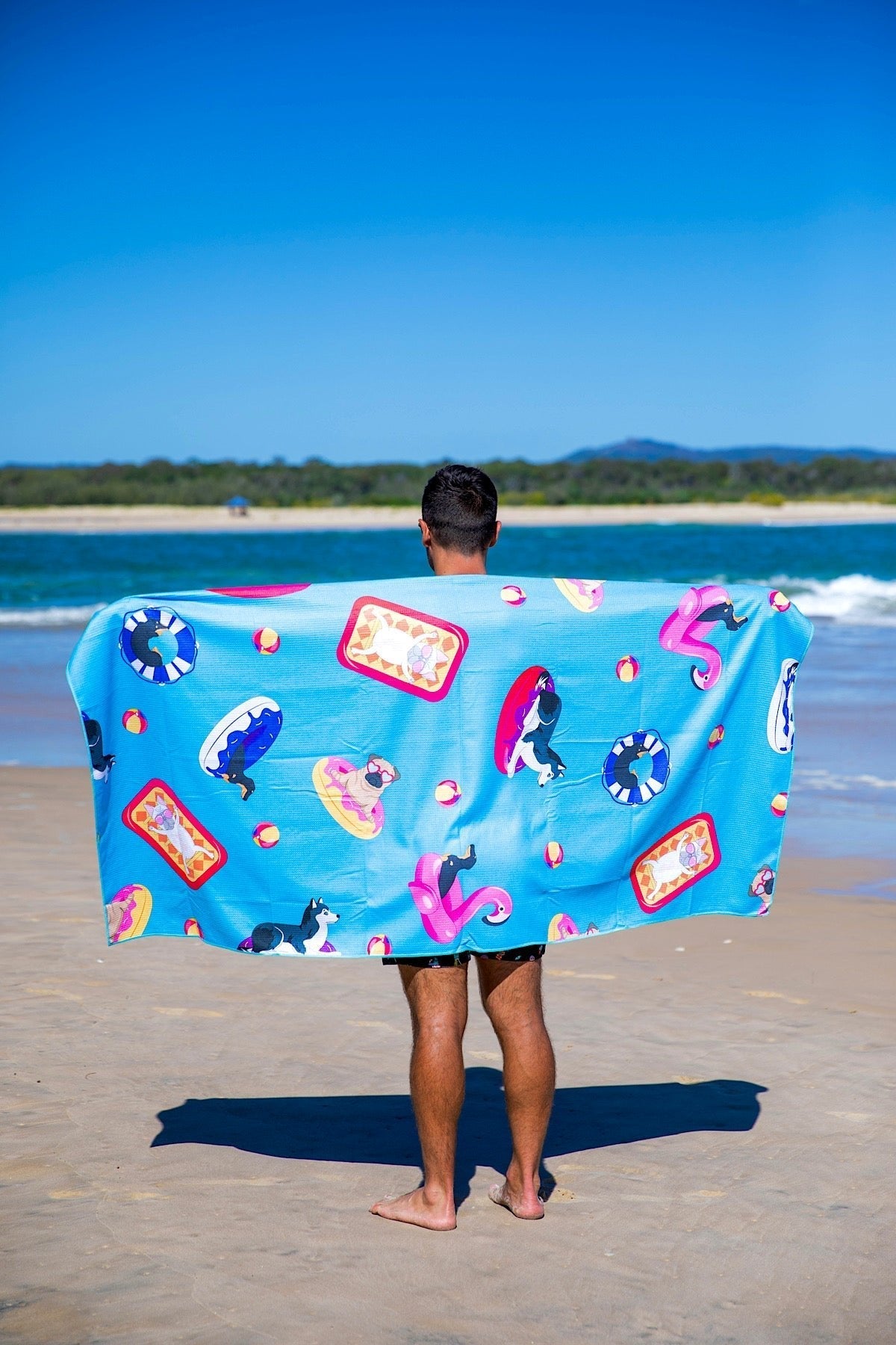 Dogs Beach Towel-Cheeky Winx