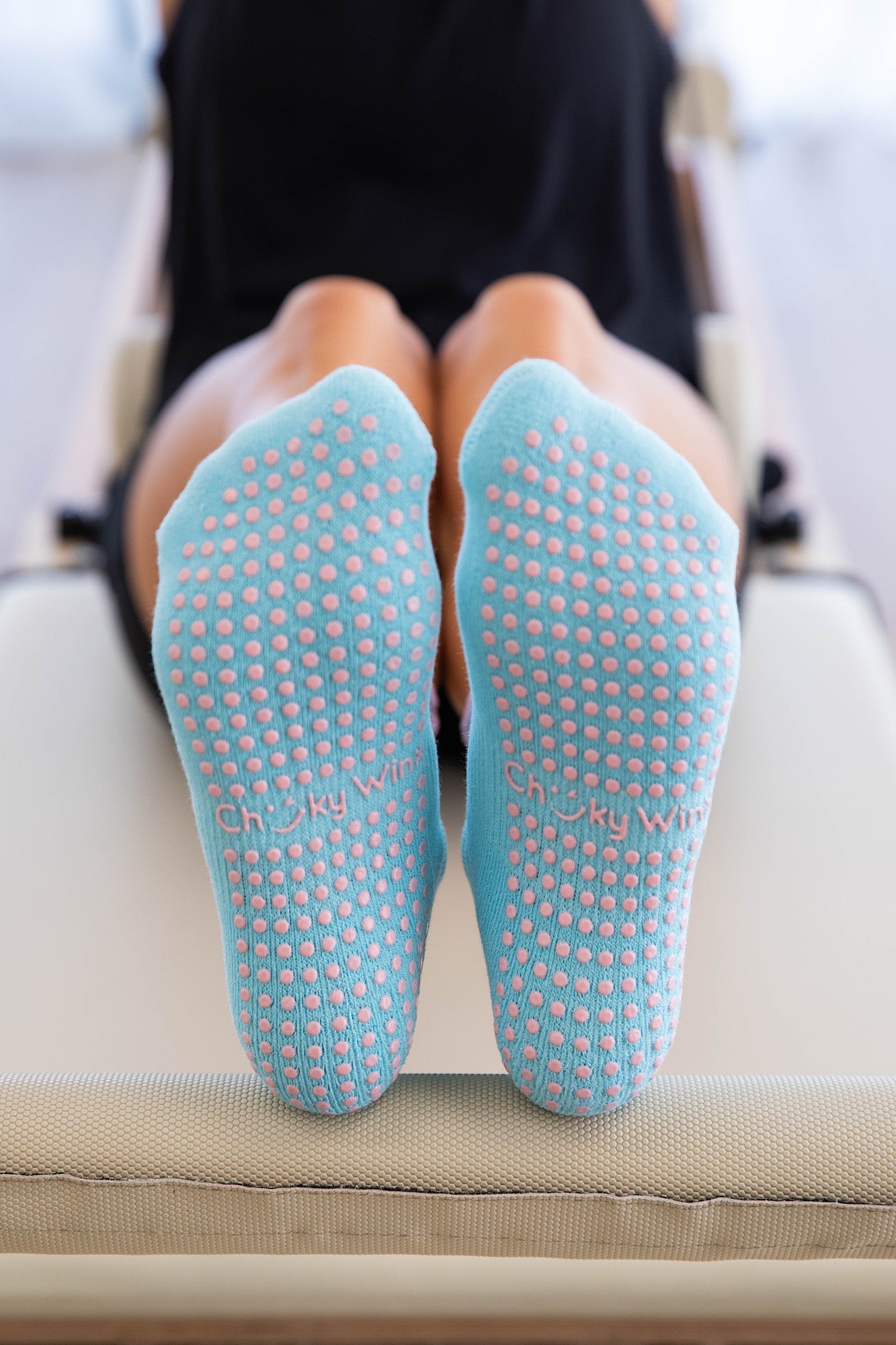 Frilly Blue Grip Socks-Cheeky Winx