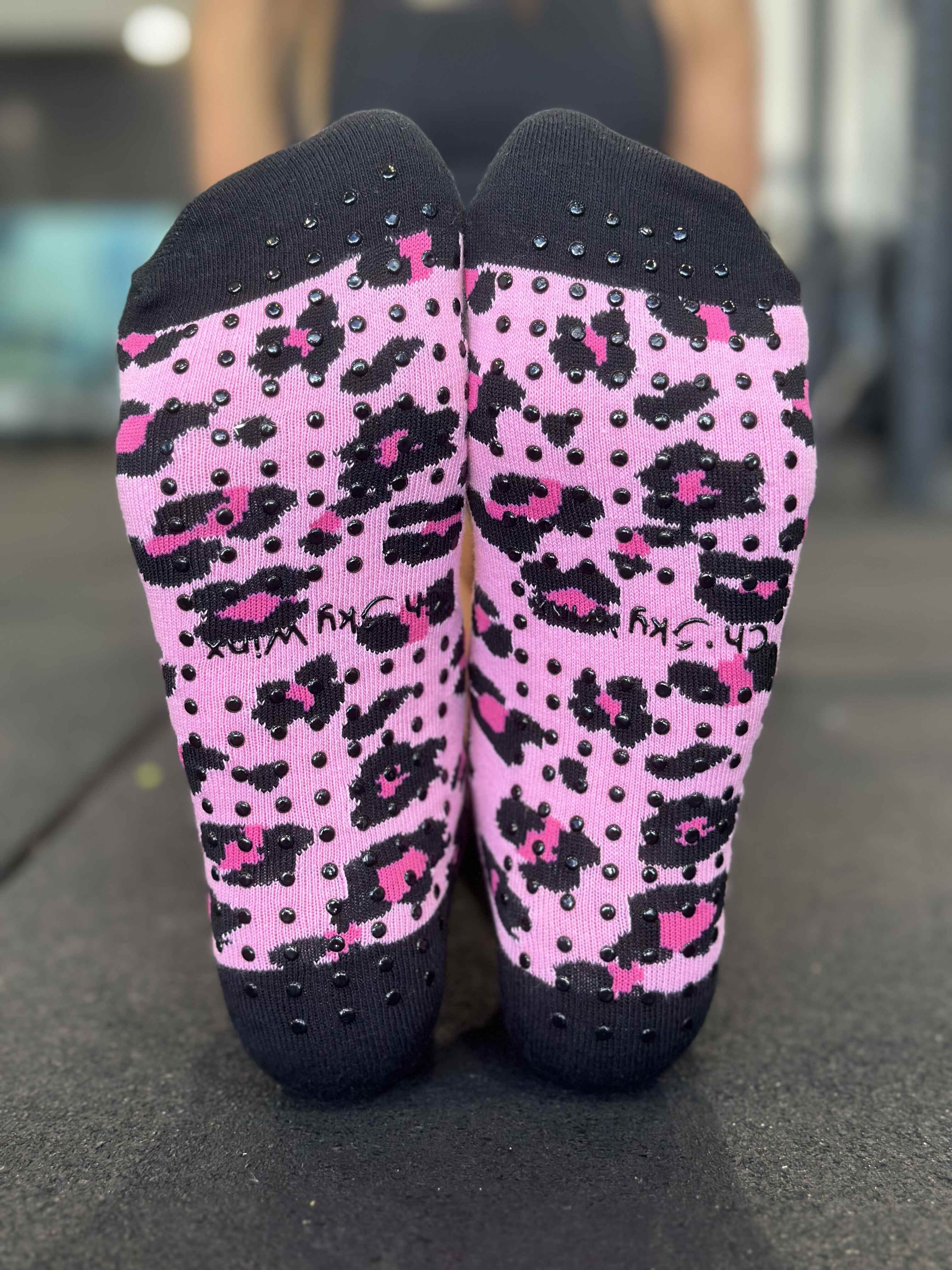 Grippy Pink Leopard-Cheeky Winx-Cheeky Winx