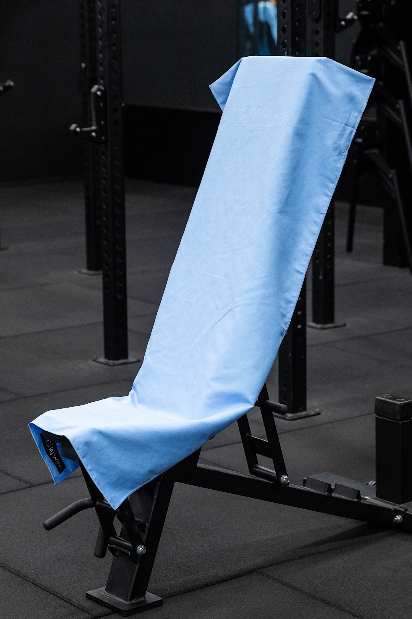 Hooded Basic Baby Blue Gym Towel-Cheeky Winx
