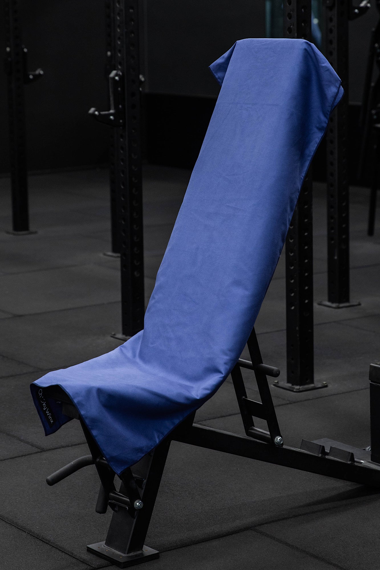 Hooded Basic Navy Blue Gym Towel-Cheeky Winx