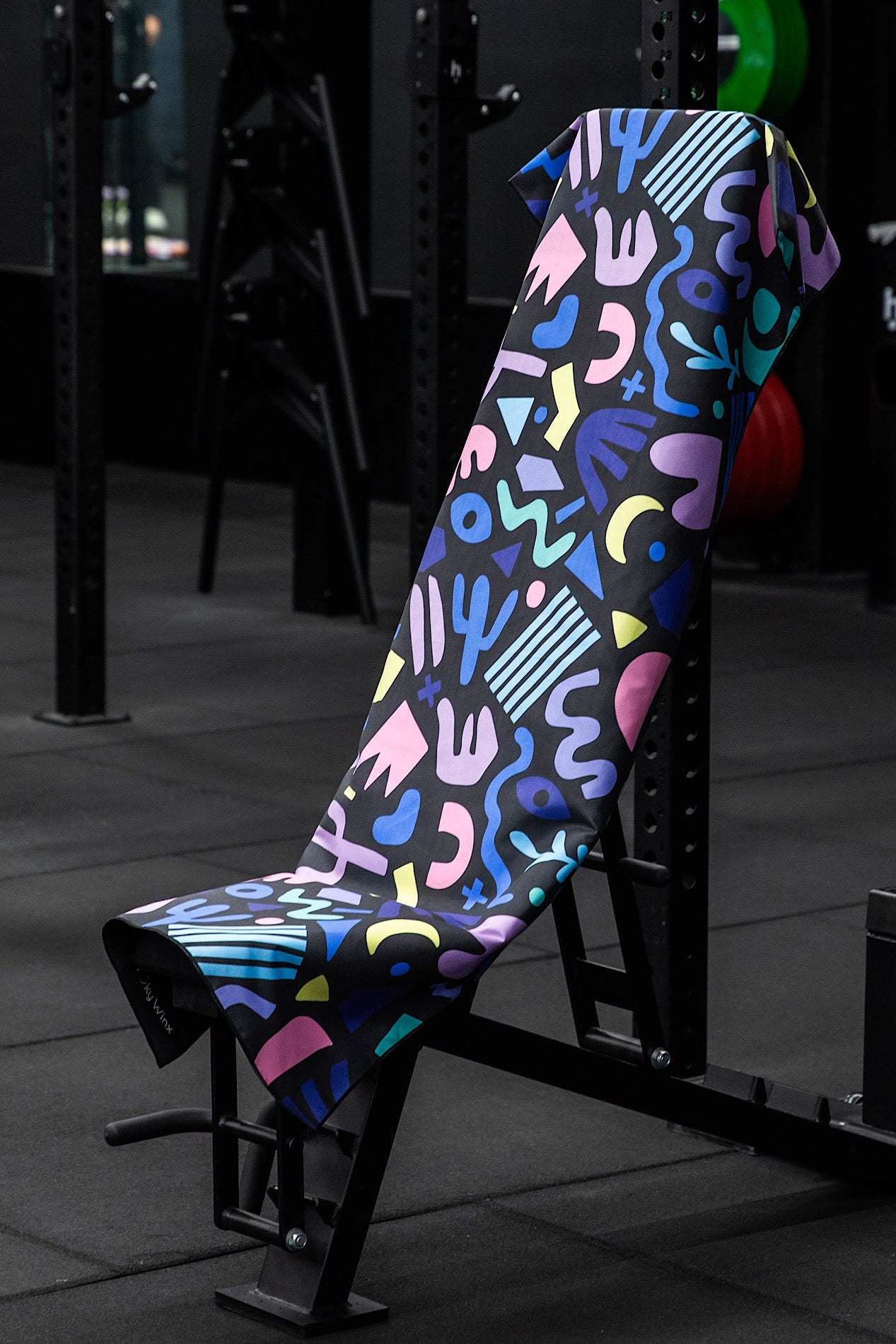 Hooded Black Fiesta X Deb McNaughton Gym Towel-Cheeky Winx