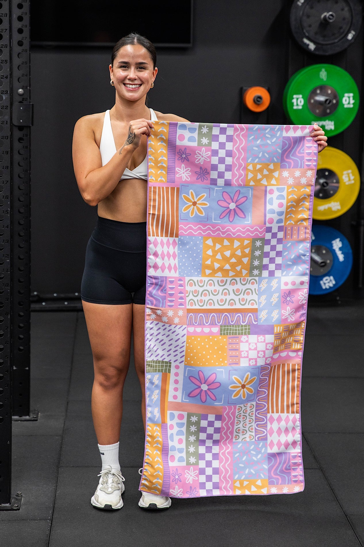 Hooded Patchwork Gym Towel-Cheeky Winx
