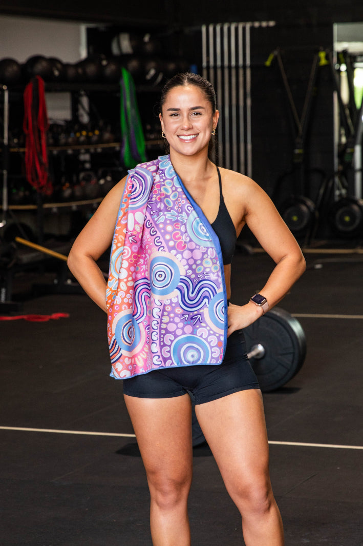JOY X Merindah Gym Towel-Cheeky Winx