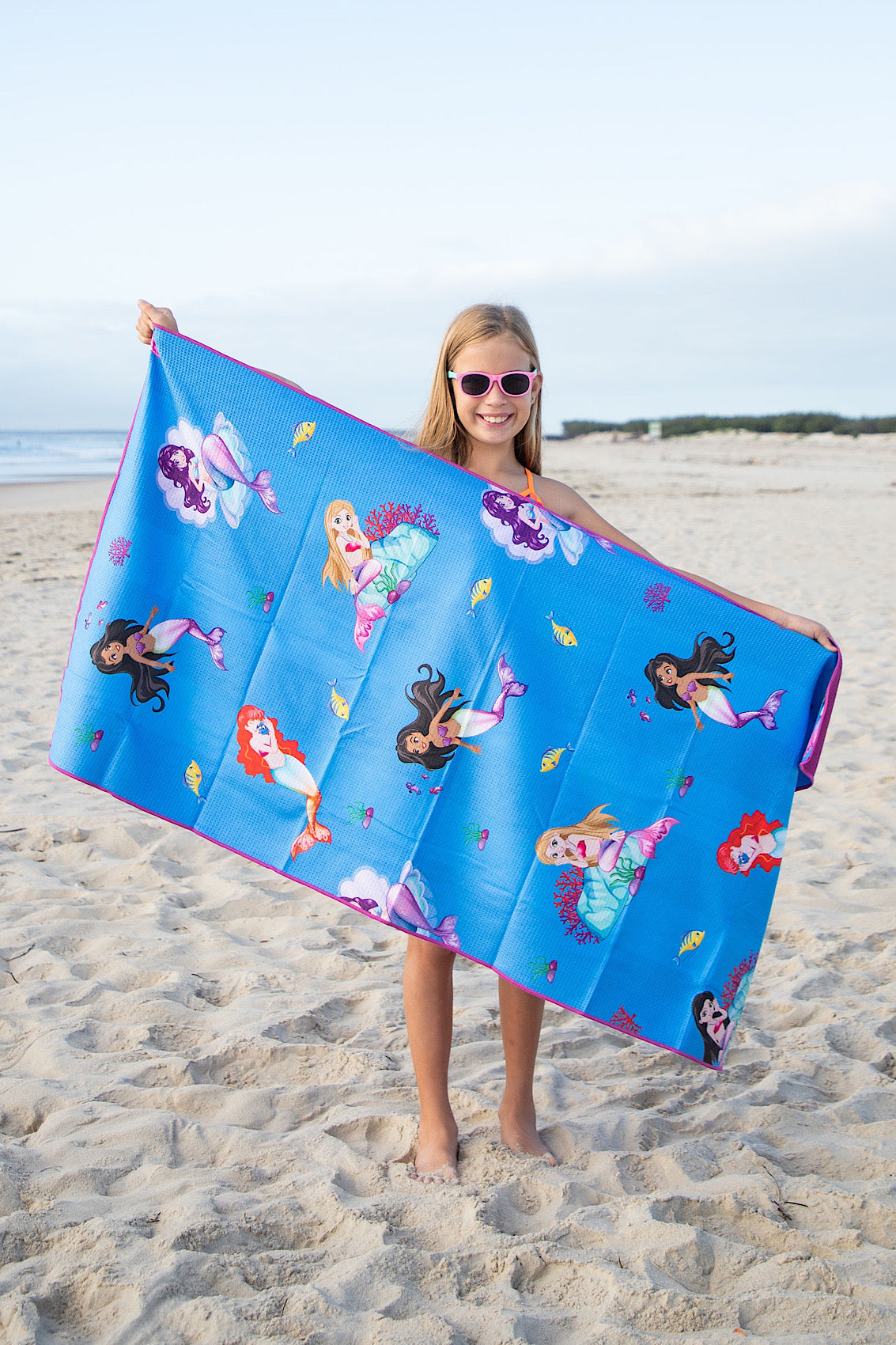 Kids Mermaids Beach Towel-Cheeky Winx