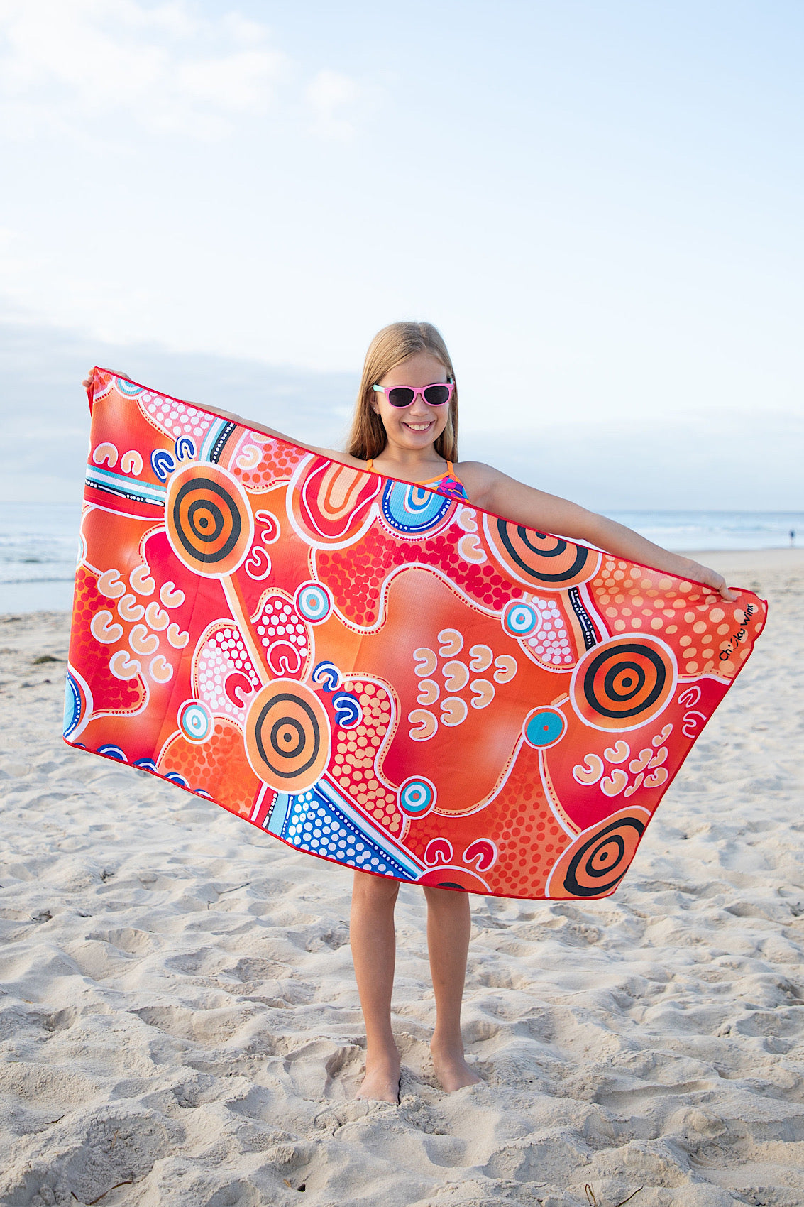 Kids Wata 'Follow' Beach Towel-Cheeky Winx