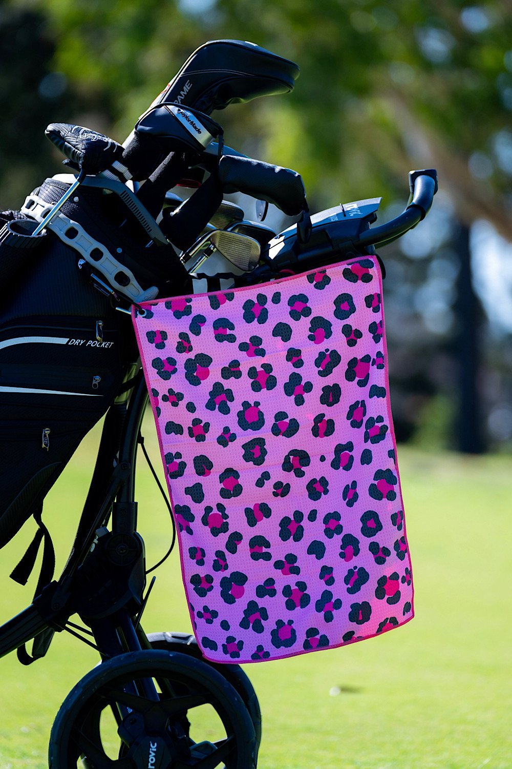Pink Leopard Golf Towel-Cheeky Winx