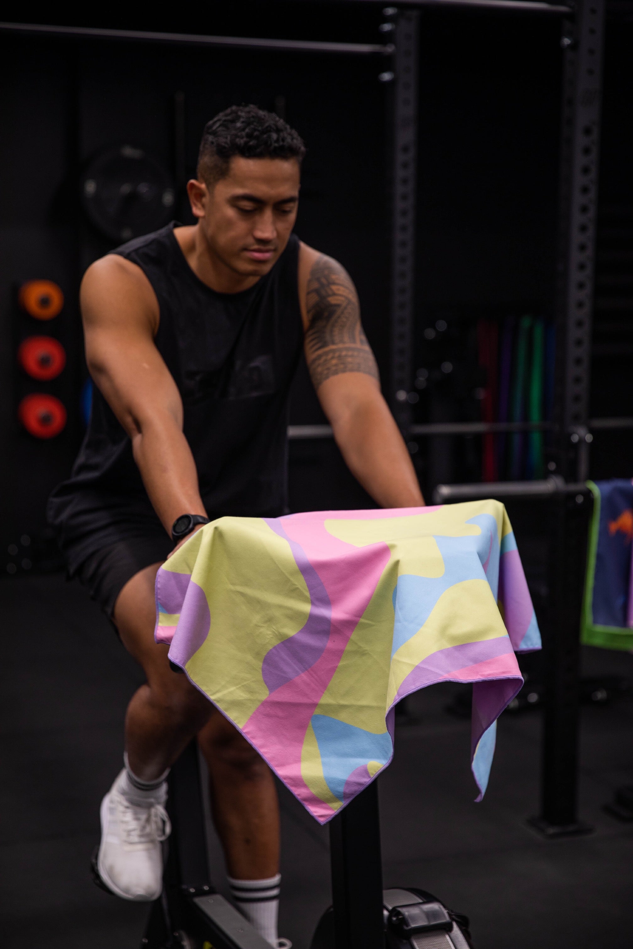 Rainbow Swirl Gym Towel-Cheeky Winx