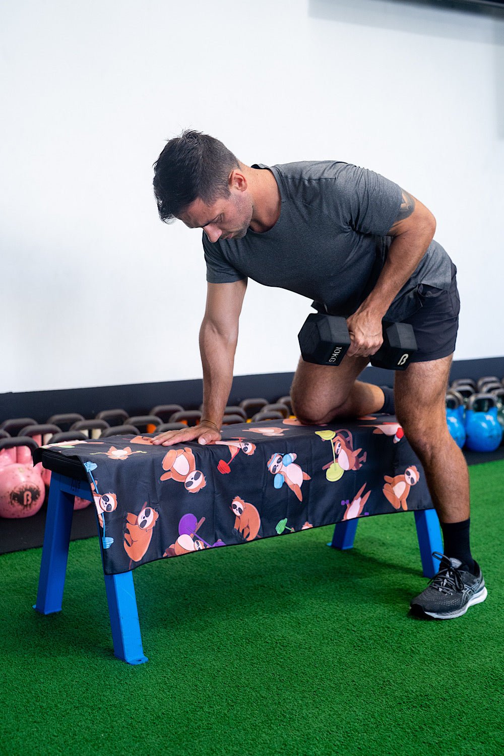 Shredded Sloths Gym Towel-Cheeky Winx