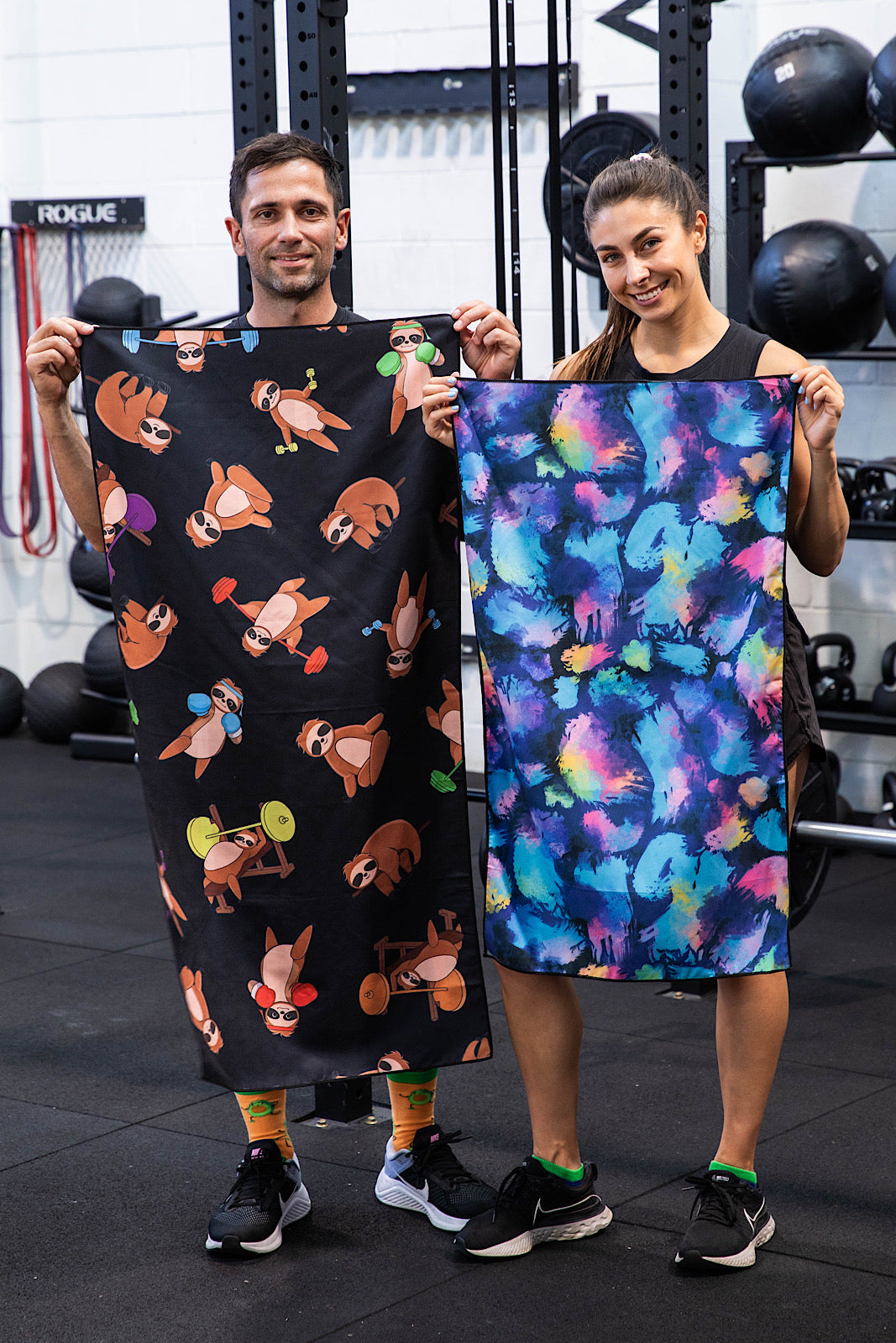 Shredded Sloths Gym Towel-Cheeky Winx