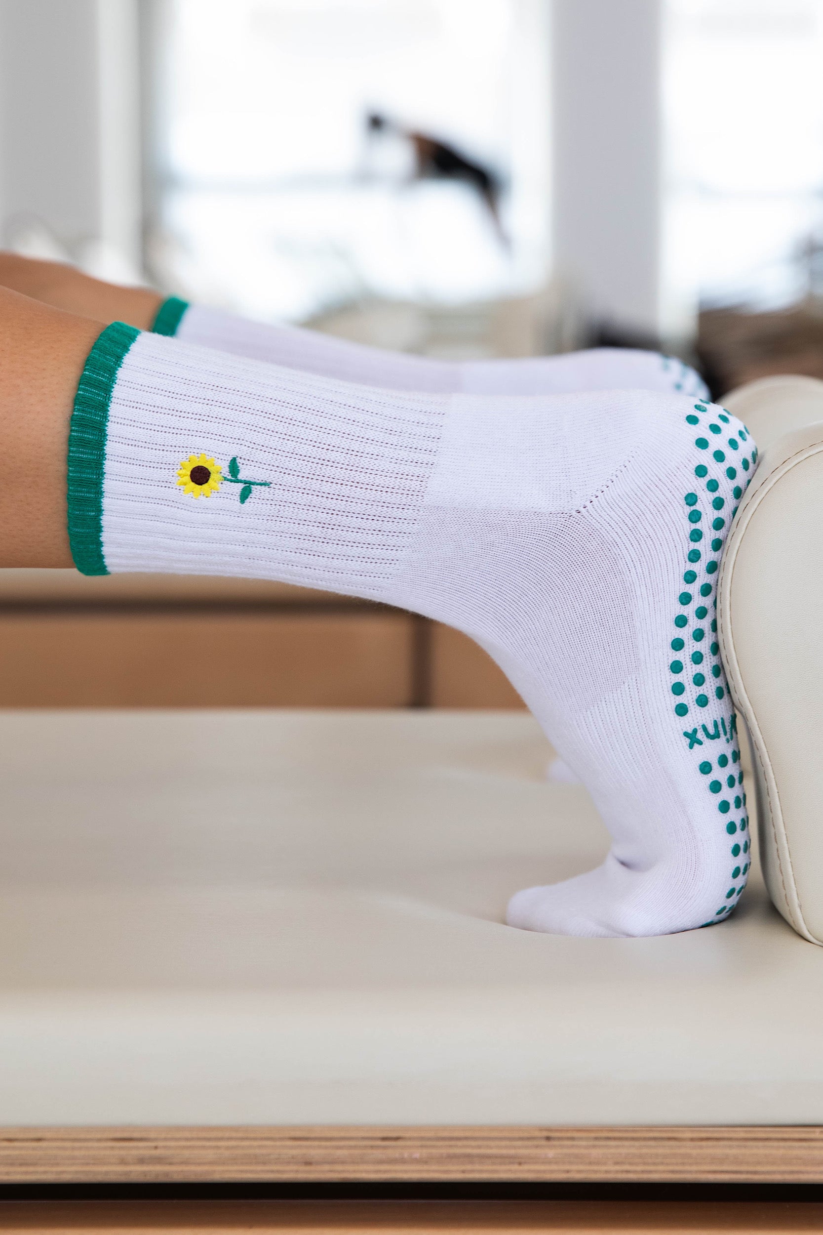 Sunflower Grip Socks-Cheeky Winx