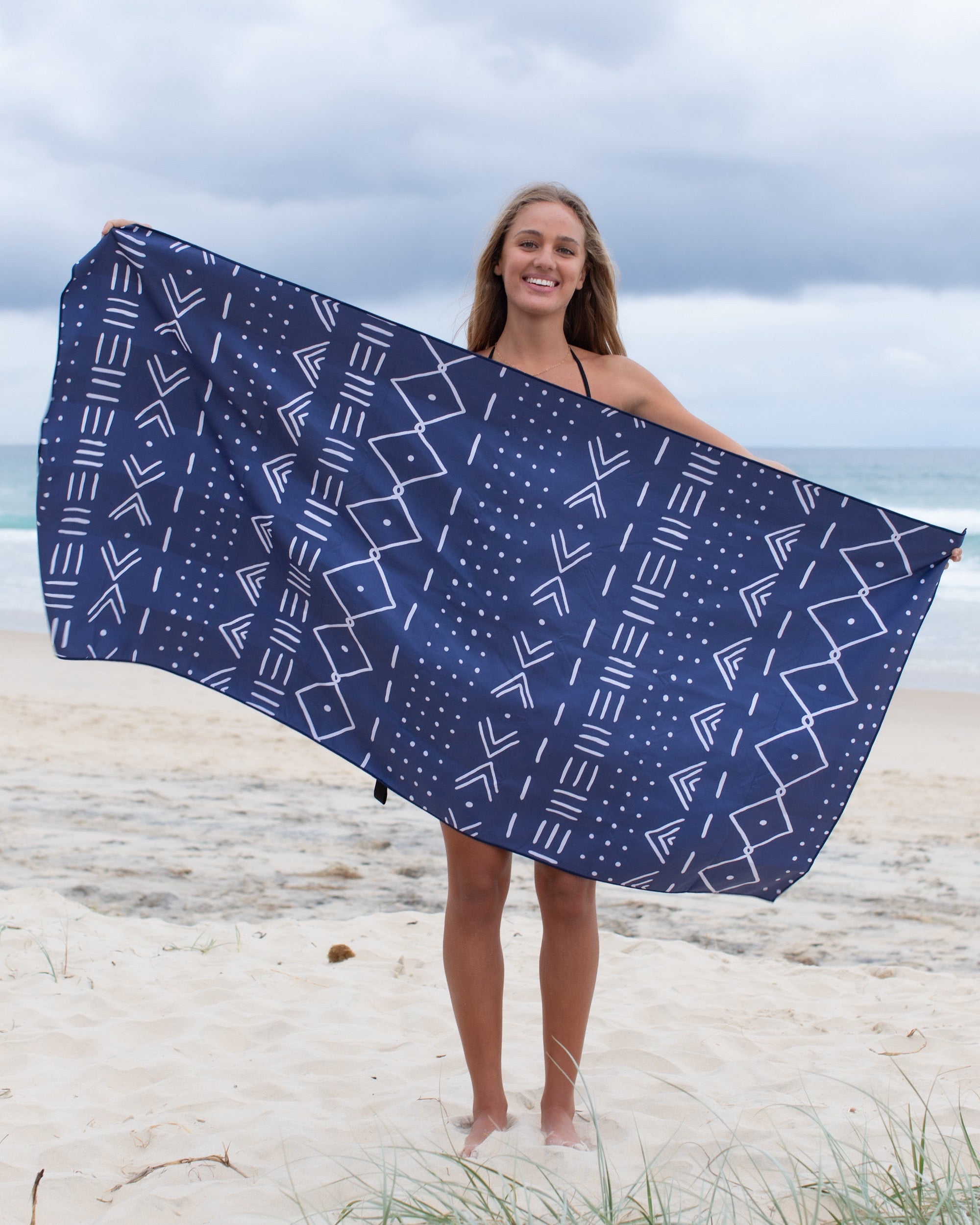 Travel Towel Aztec Blue-Cheeky Winx
