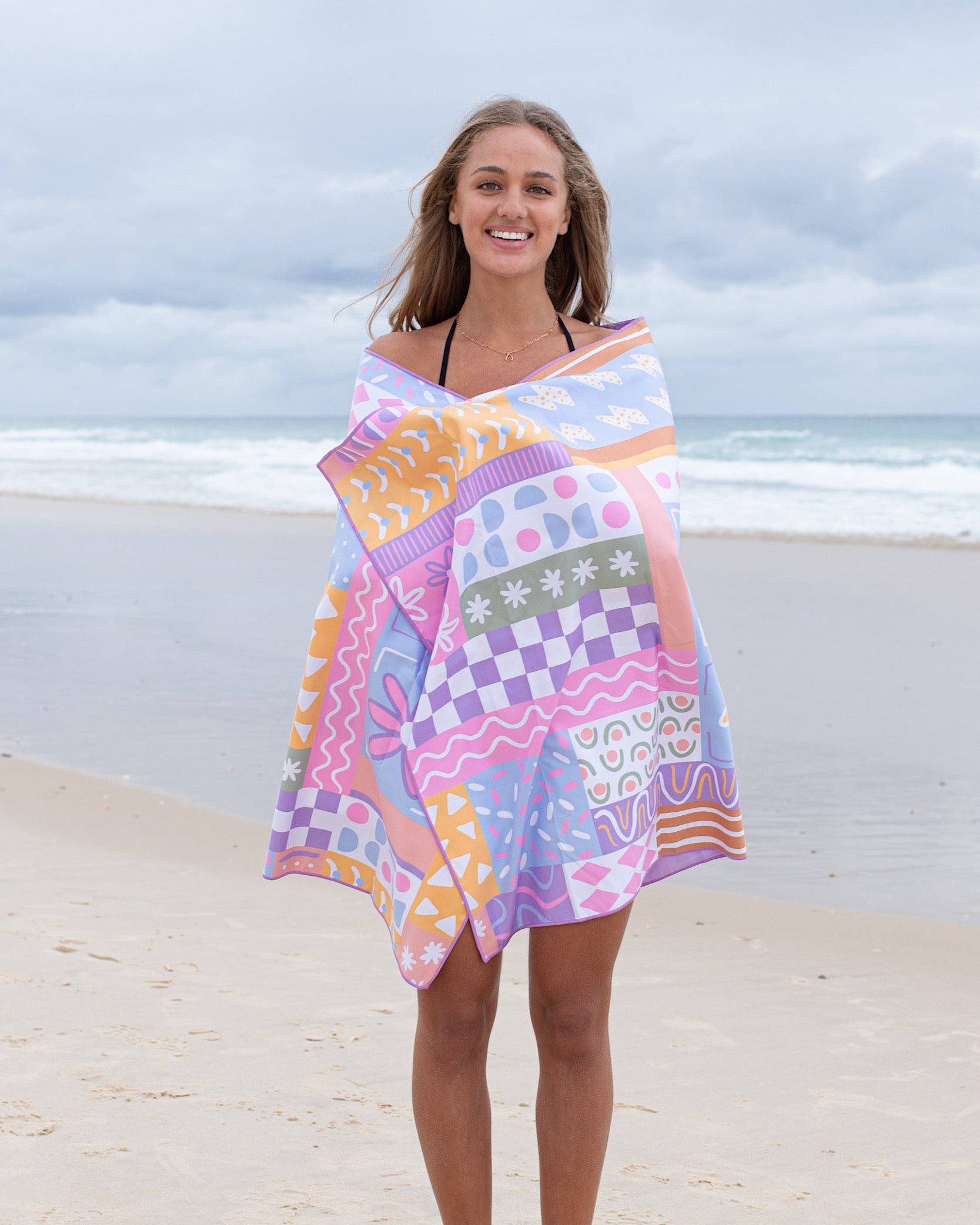 Travel Towel Patchwork-Cheeky Winx