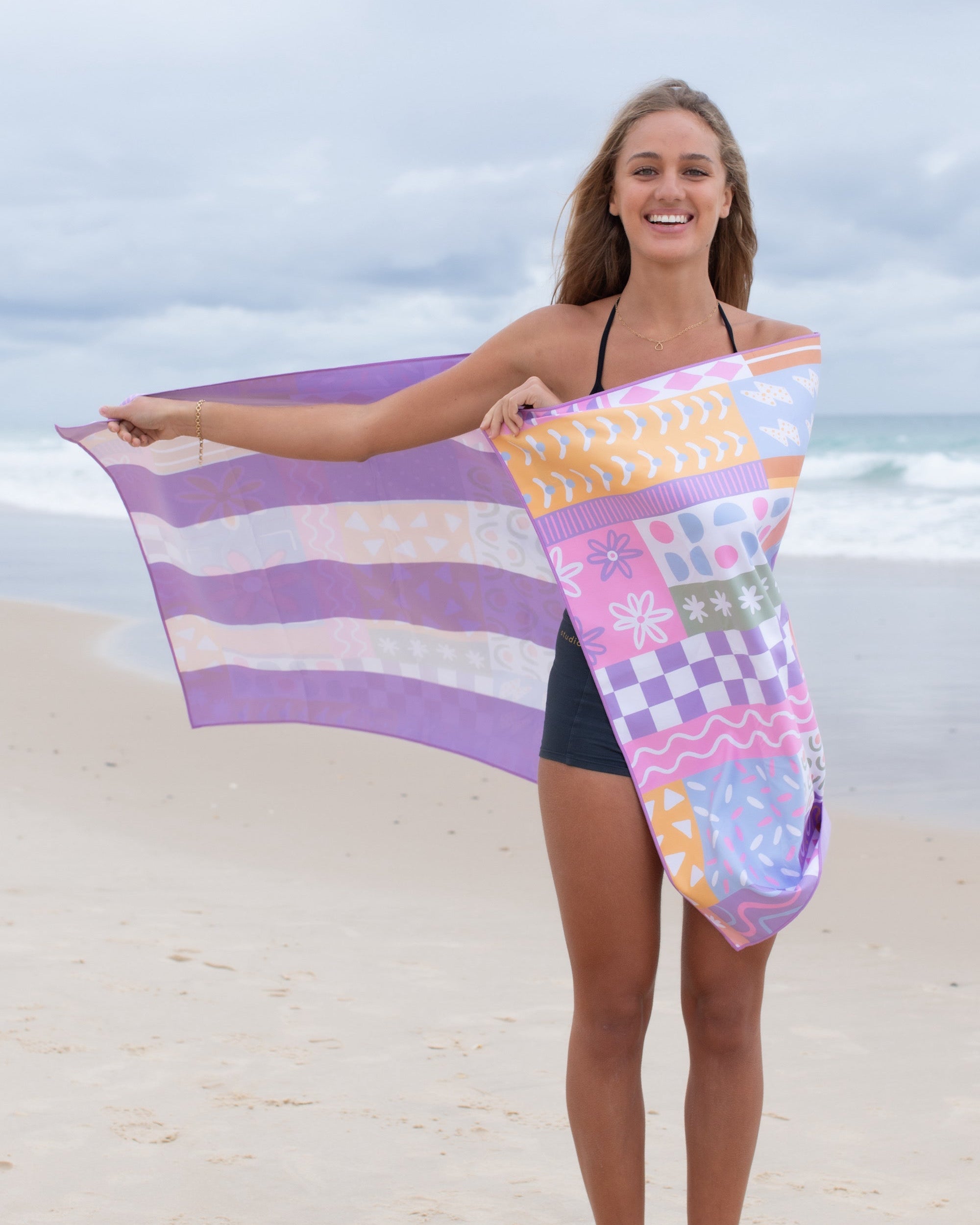 Travel Towel Patchwork-Cheeky Winx