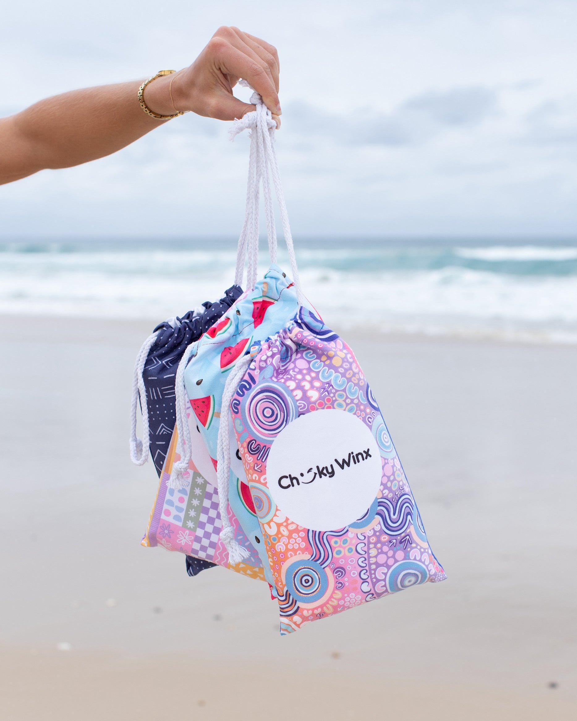 Travel Towel Patchwork-Cheeky Winx