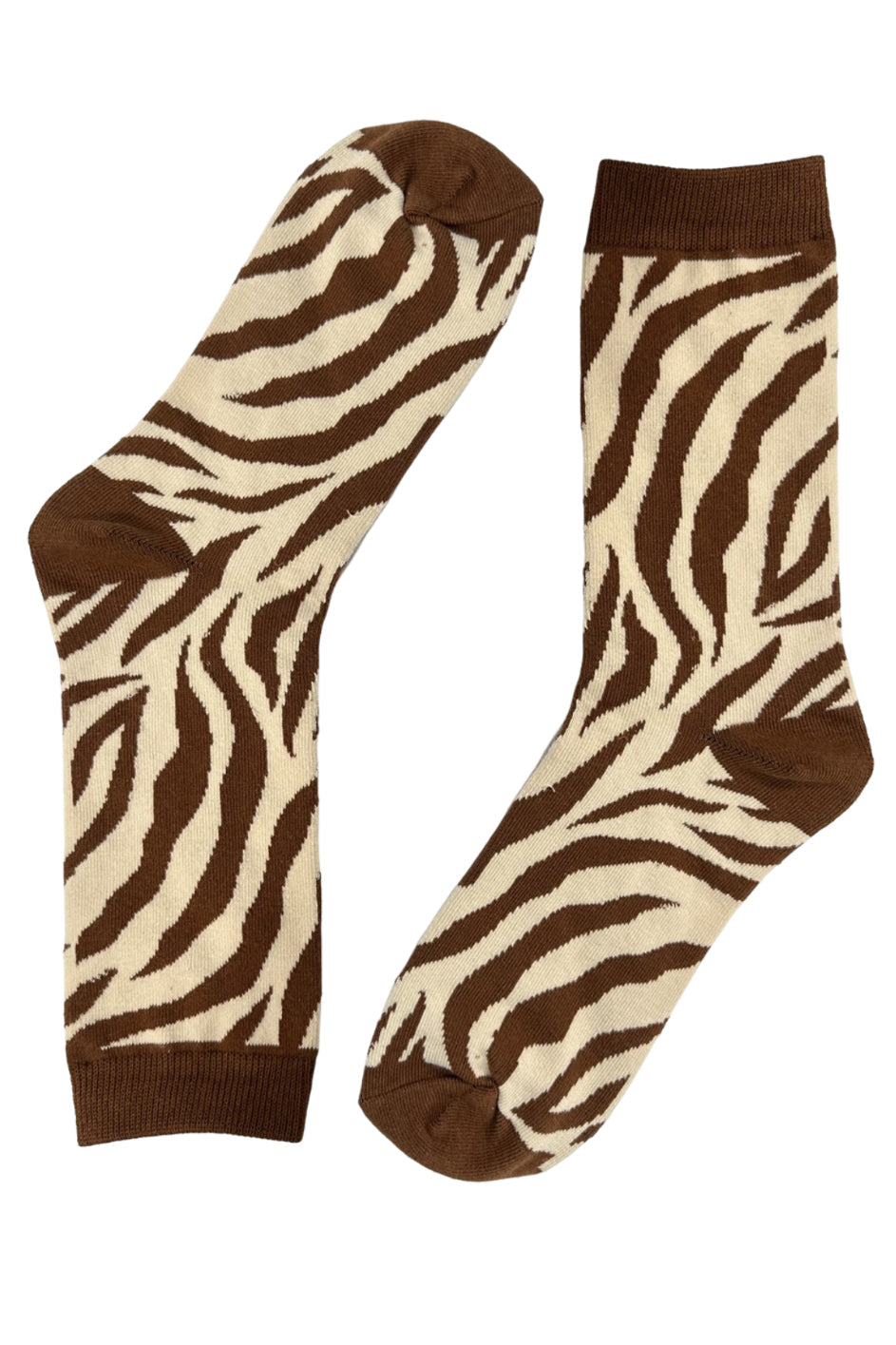 Zebra Crew Socks-Cheeky Winx