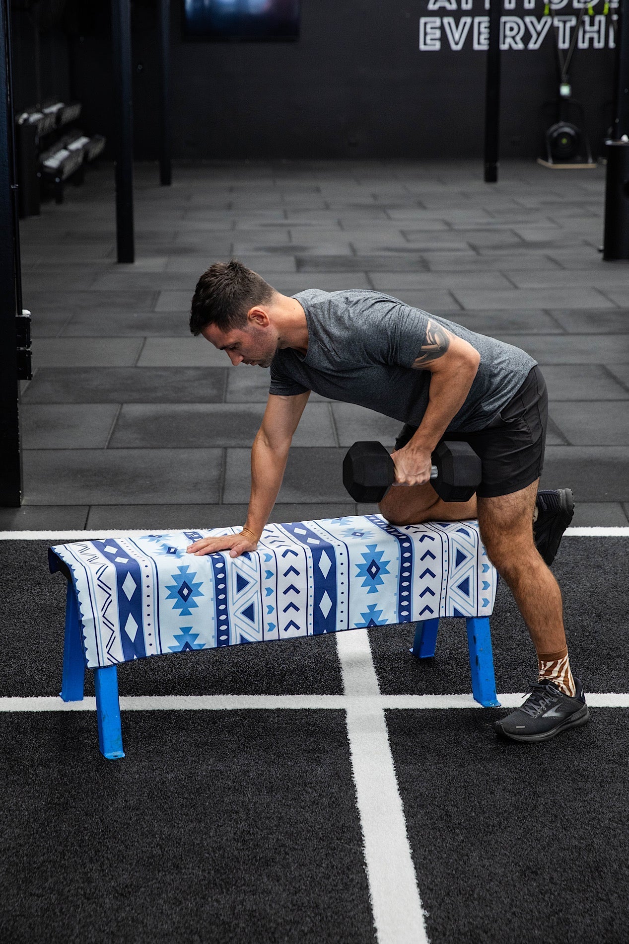 Blue Boho Gym Towel - Cheeky Winx