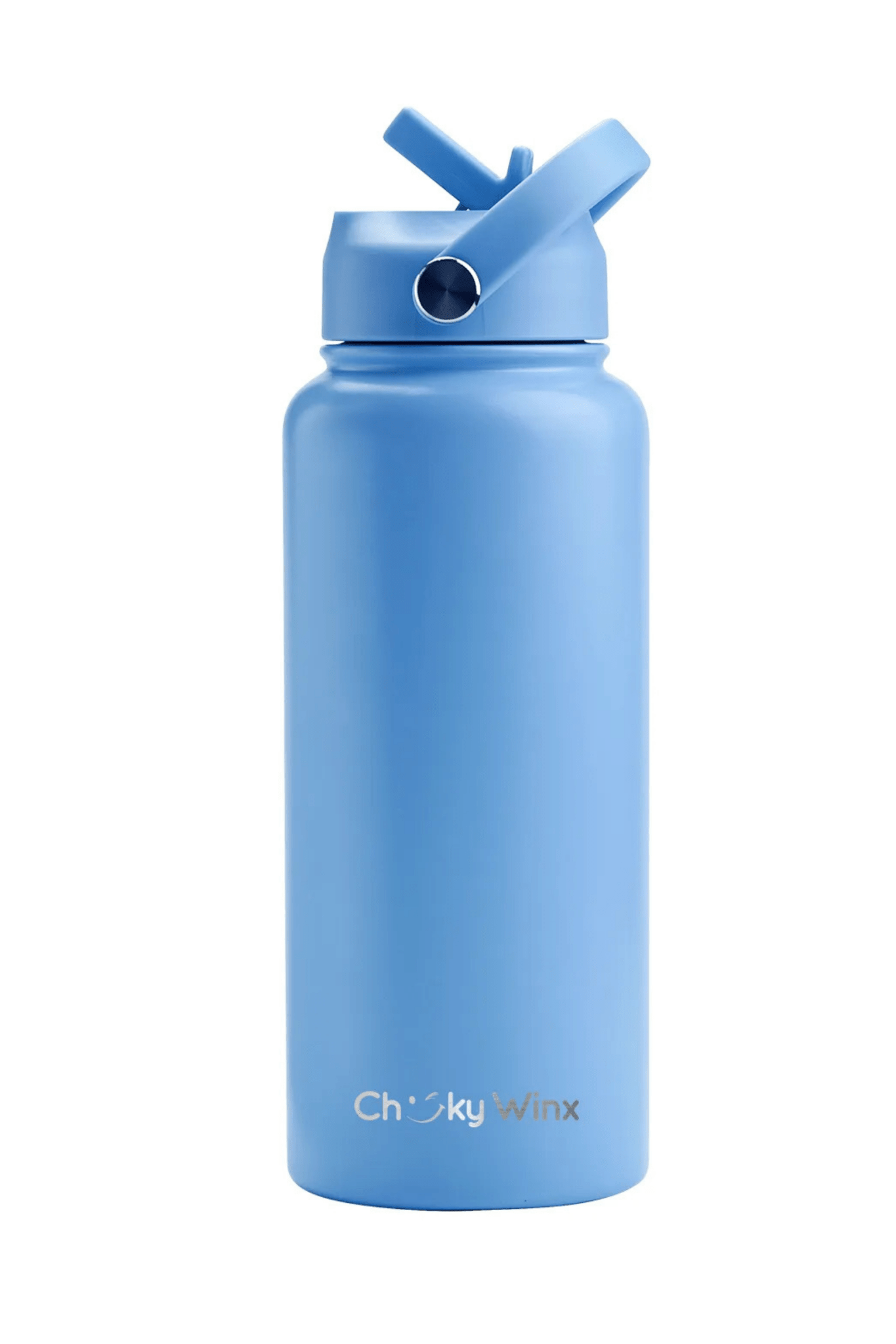 Blue Thermal Water Bottle 950ml + FREE silicone bumper - Cheeky Winx