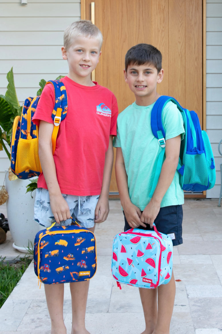 Kids Navy and Green Backpack