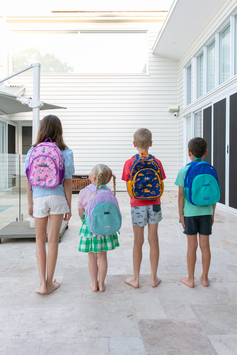 Kids Teal and Purple Backpack